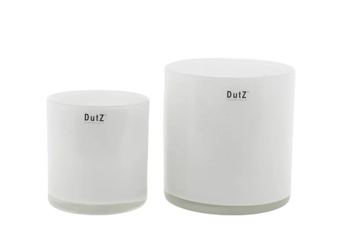 CYLINDER C1 Votive - H14 D14cm - WHITE - PN Home