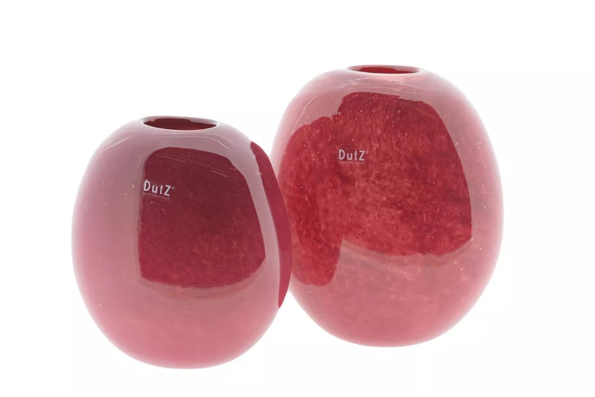 Vase Decor OVALI - RED Bubbles - PN Home