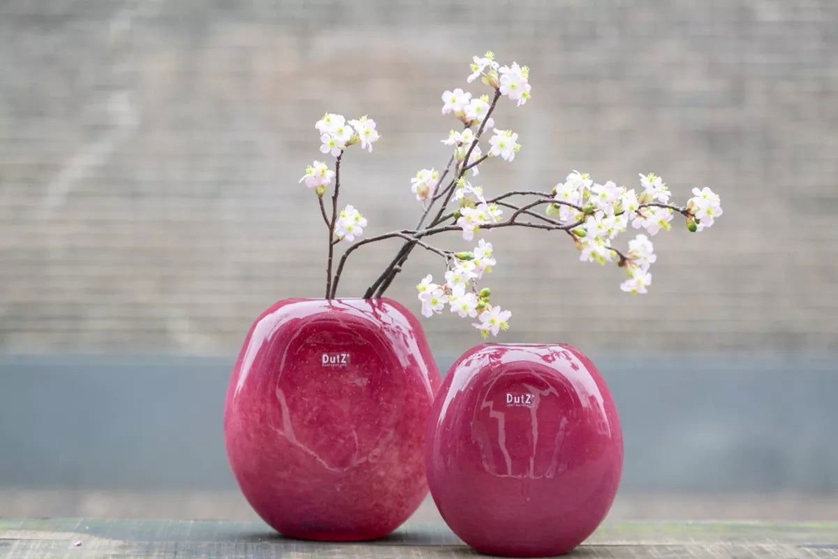 Vase Decor OVALI - RED Bubbles - PN Home