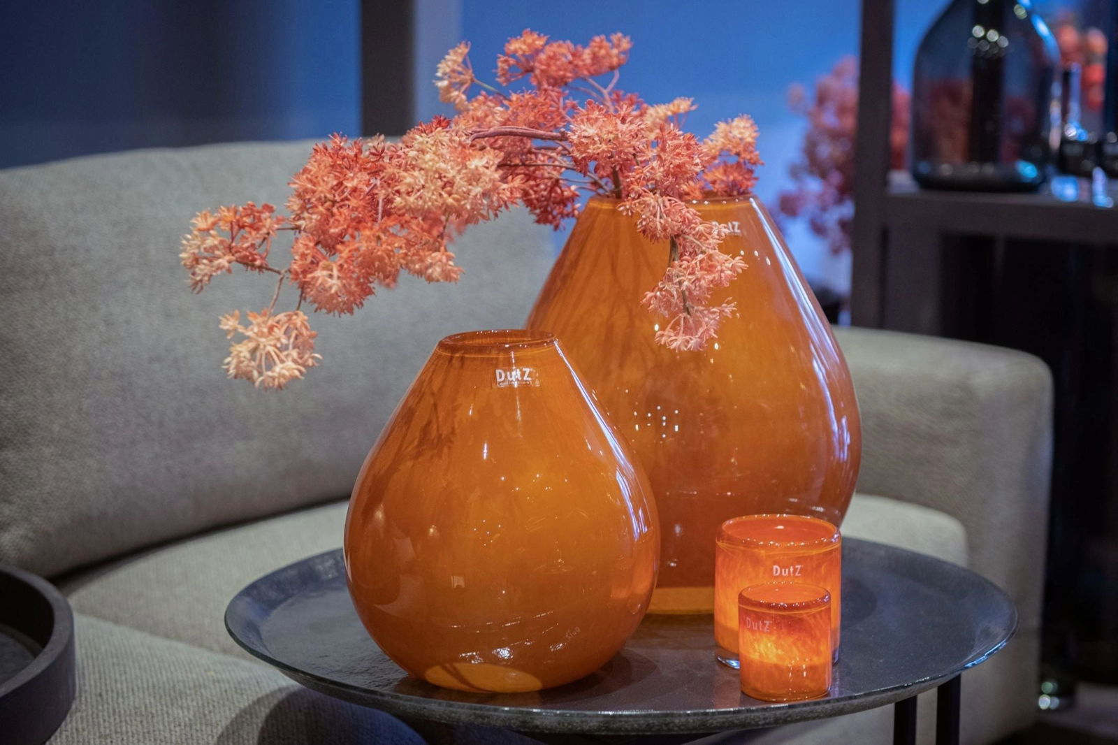 Vase DRUBA - H24 D24 cm - RUSTED BROWN by DutZ - PN Home