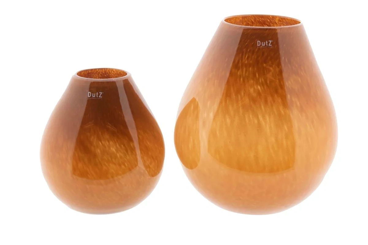 Vase DRUBA - H24 D24 cm - RUSTED BROWN by DutZ - PN Home