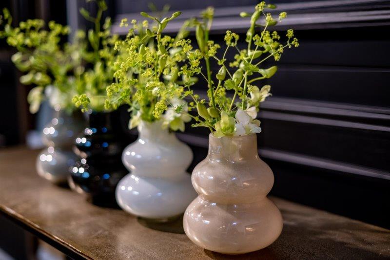 VASE SKRZYSZOW S- H16 D14 cm - SMOKE - PN Home