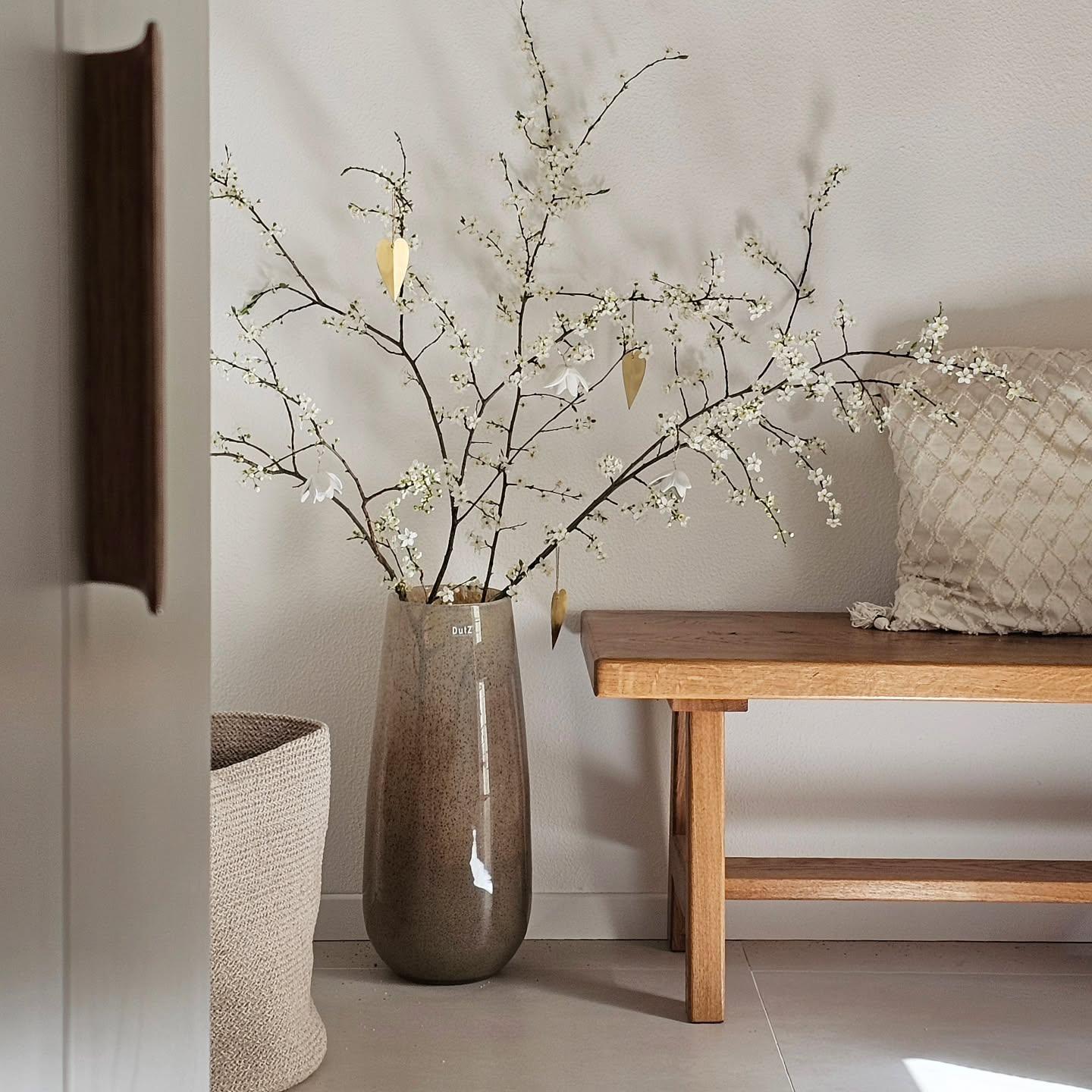 Flower VASE ROBERT - BROWN Glass by DutZ - PN Home