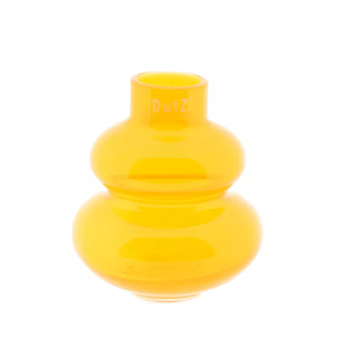 VASE SKRZYSZOW S - H16 D14 cm - ORANGE