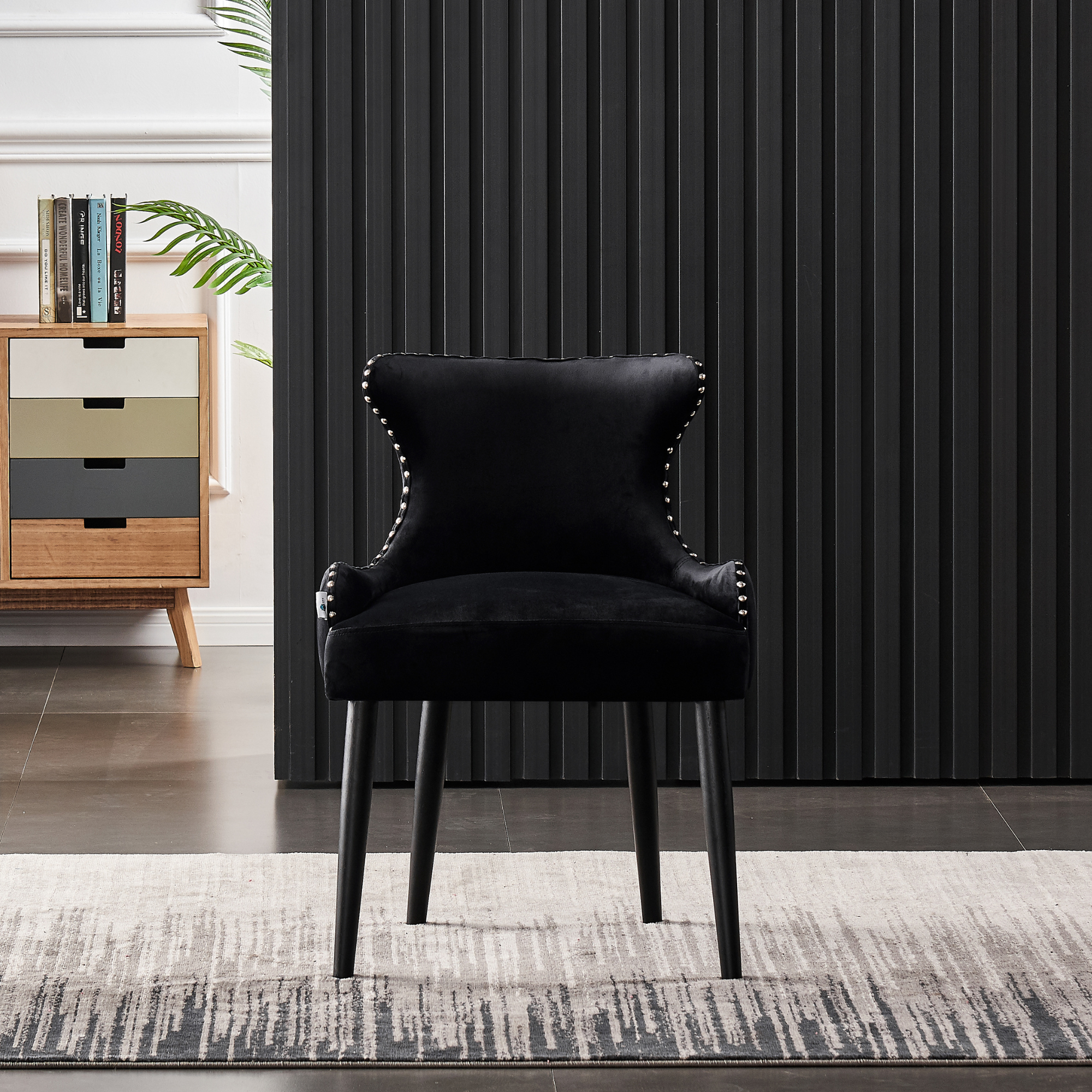 Oxford Rocco LUX 5PCs Dining Set includes an Oak Dining Table and Set of 4 Dining Chairs