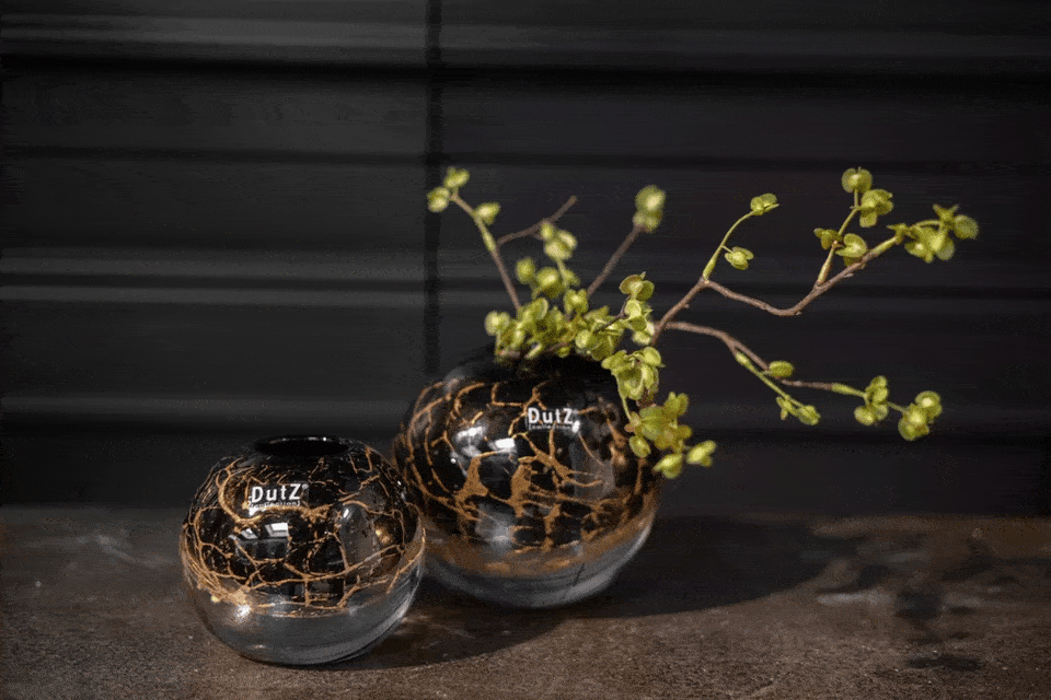 BALL VASE KULA - Pistache Bubbles - PN Home