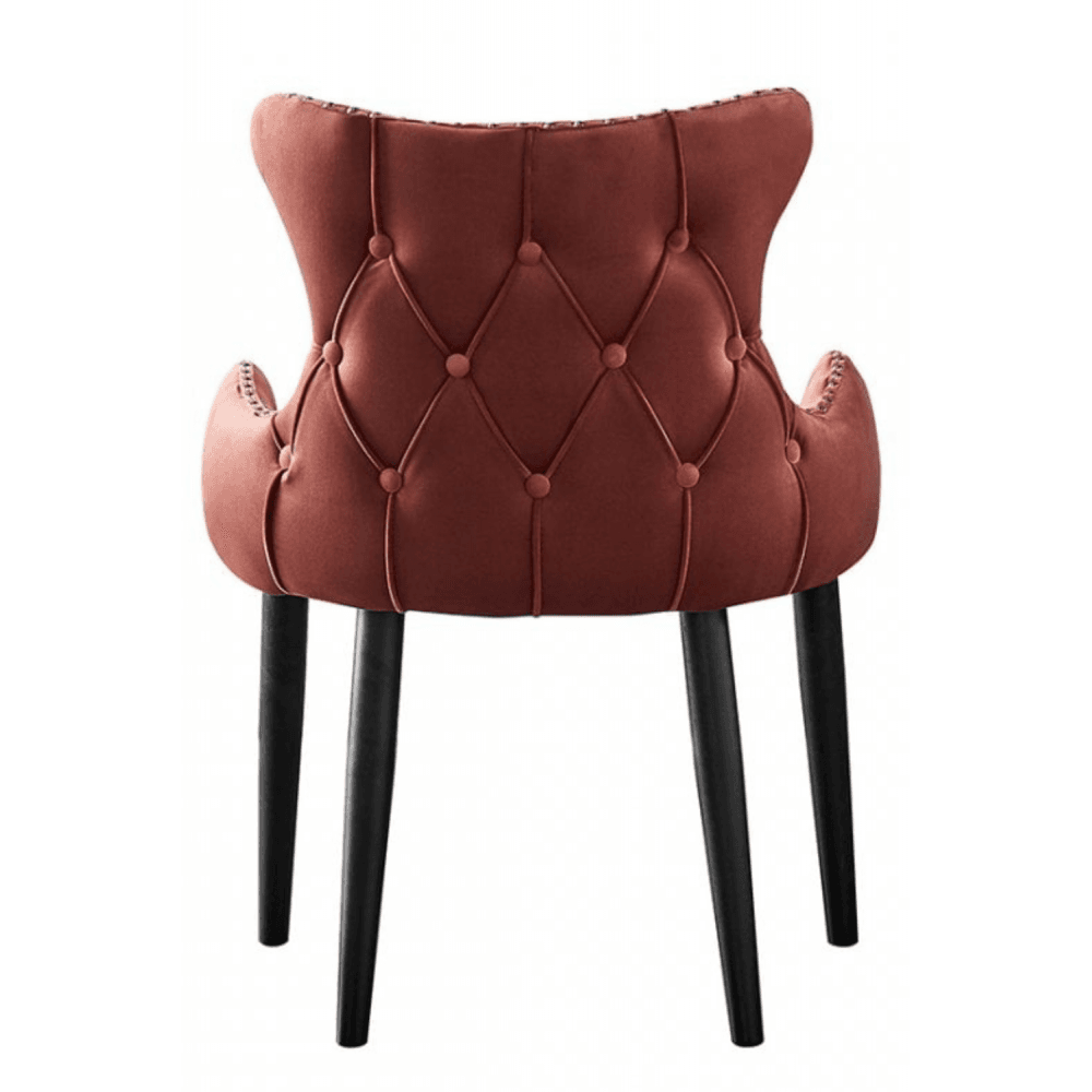 Oxford Rocco LUX Dining Set, a Table and Chairs Set of 6, Walnut