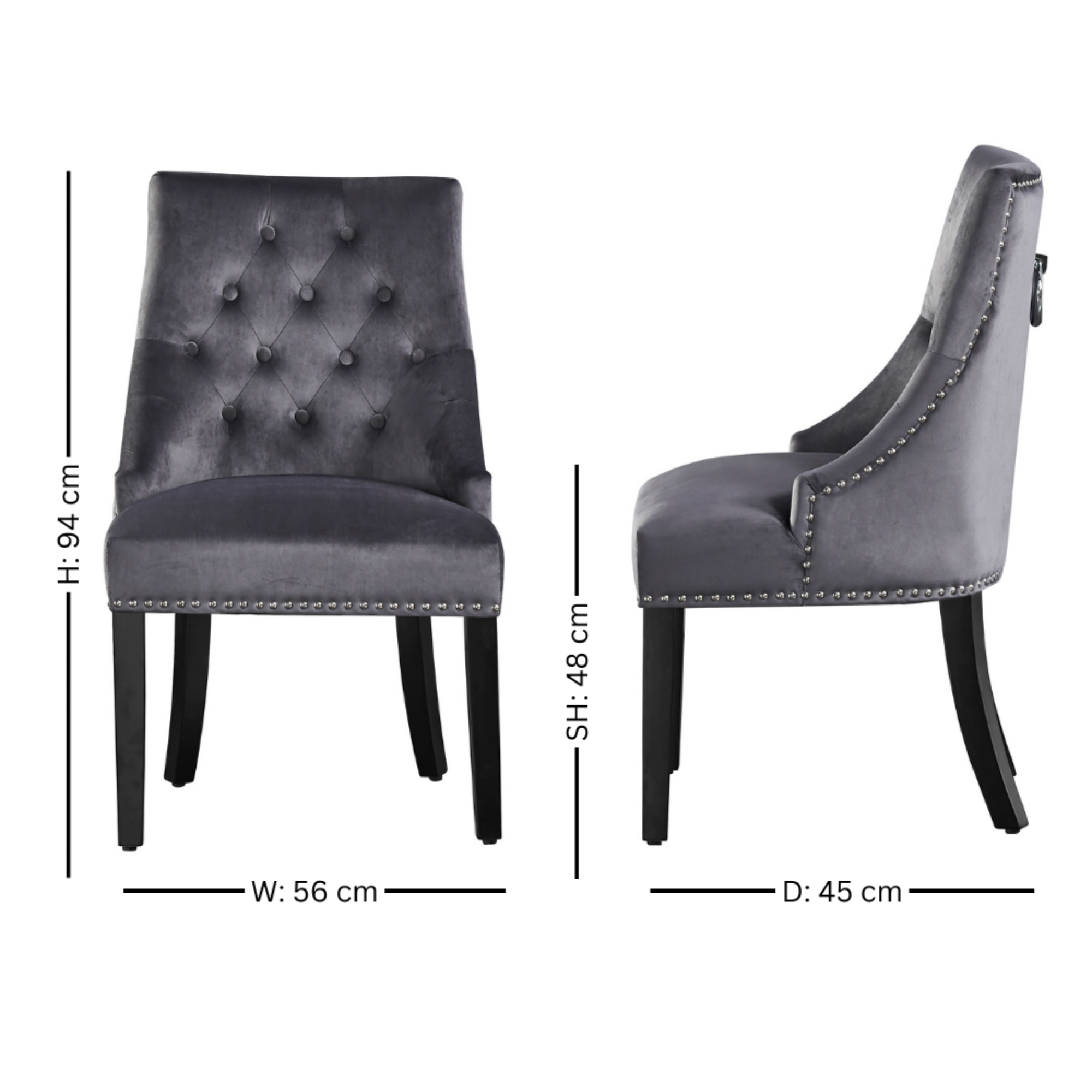 Windsor high cushion dining chair UK