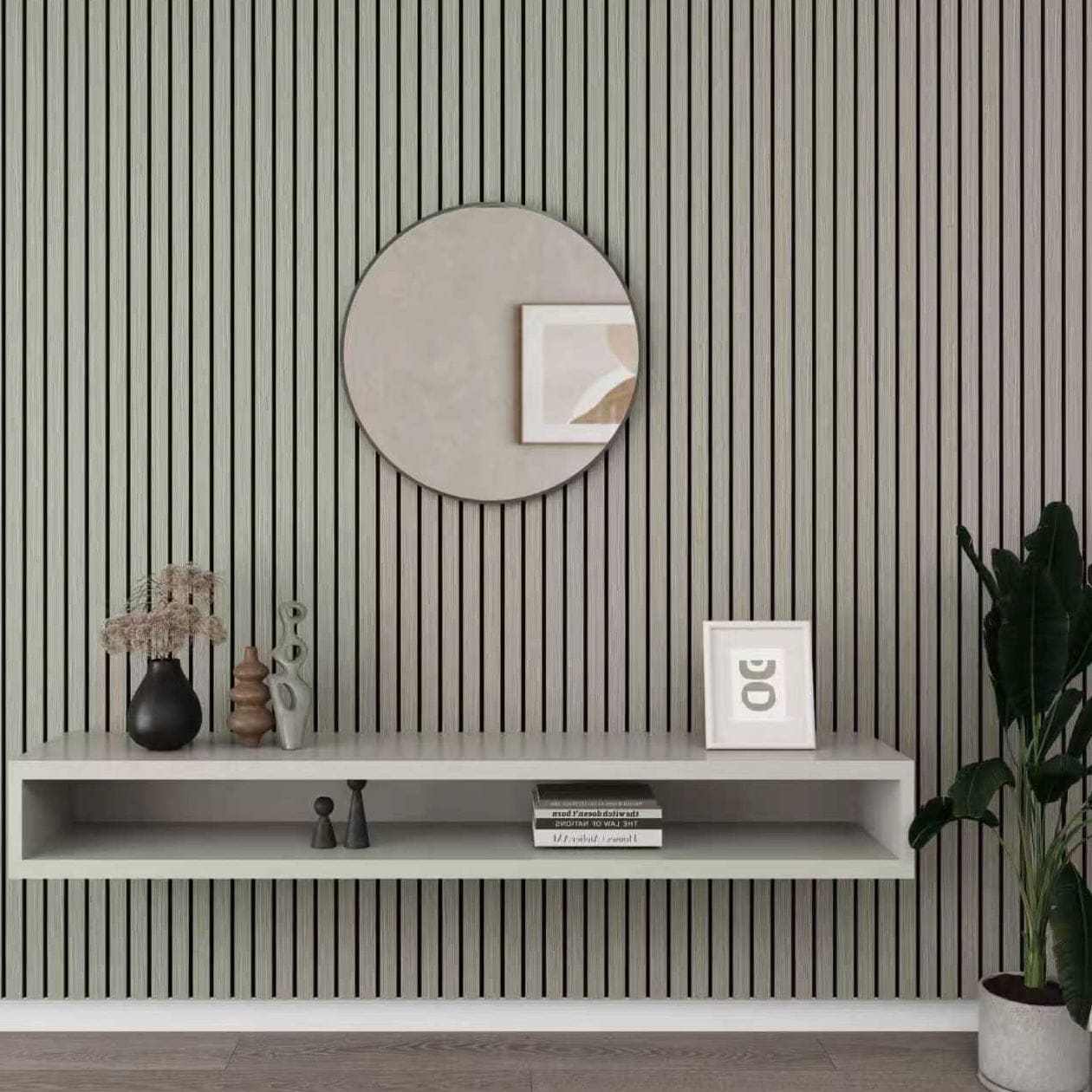 Grey Oak Acoustic Wall Panels - PN Home