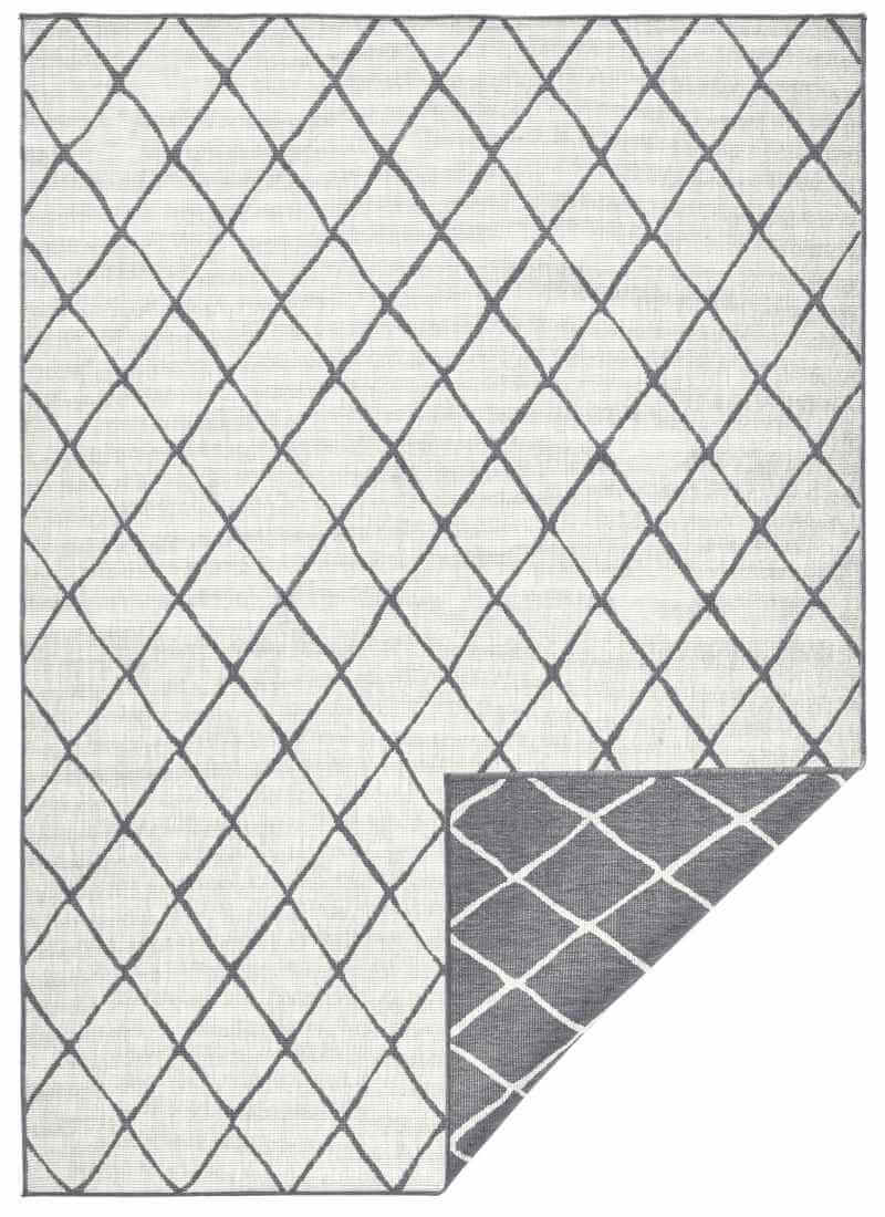 Reversible Indoor-Outdoor Geometric Flatweave Rug - PN Home