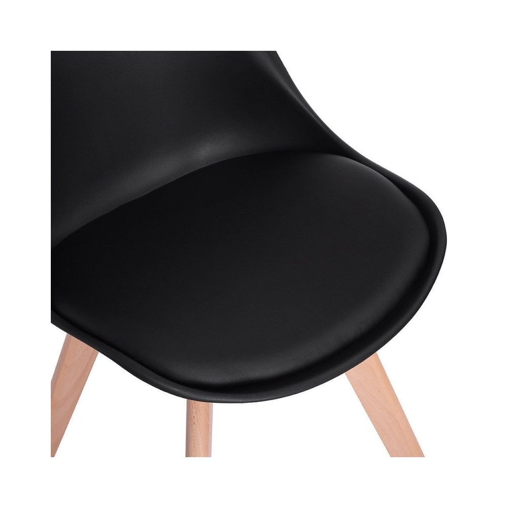 Jamie Halo Round Dining Table Set with 4 Chairs - PN Home