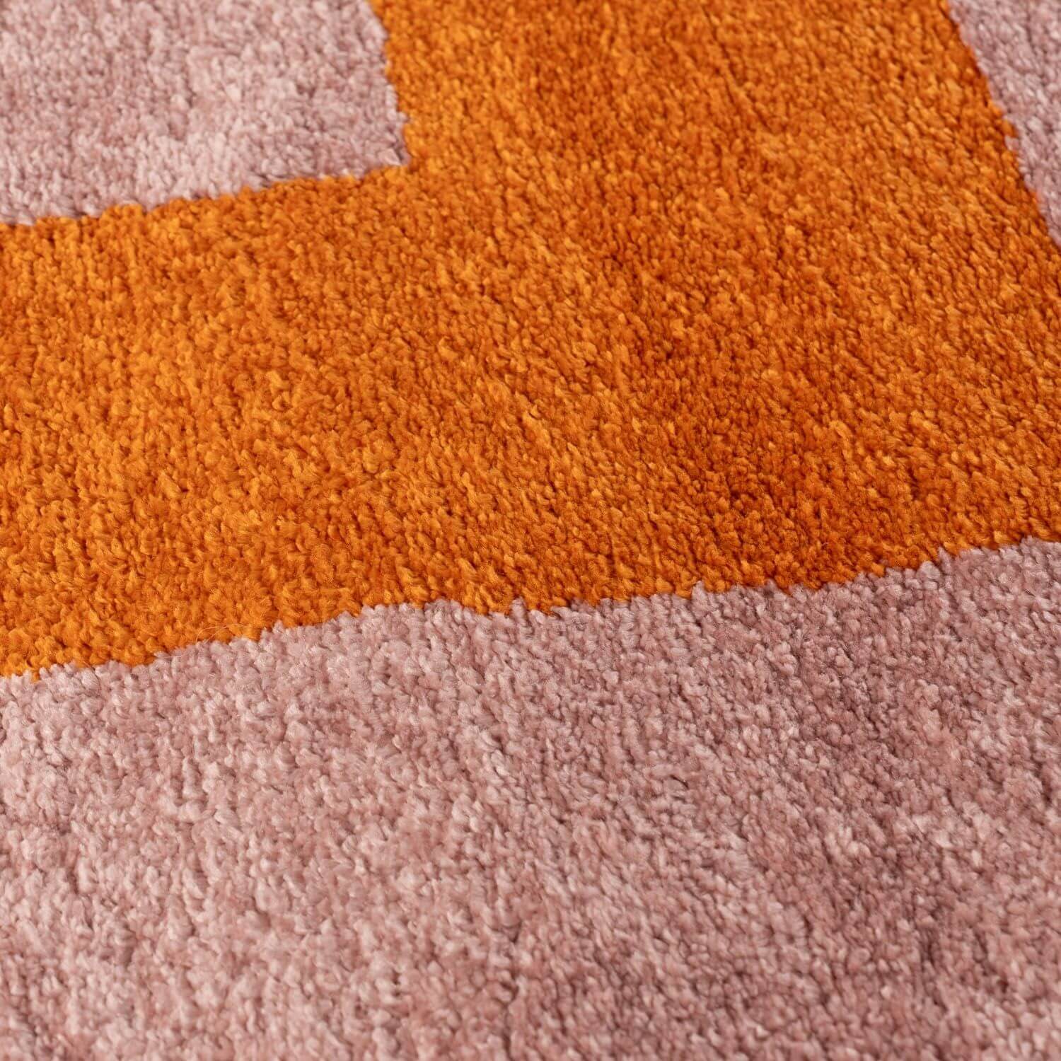 Joli Geometric Orange & Pink Rug - PN Home