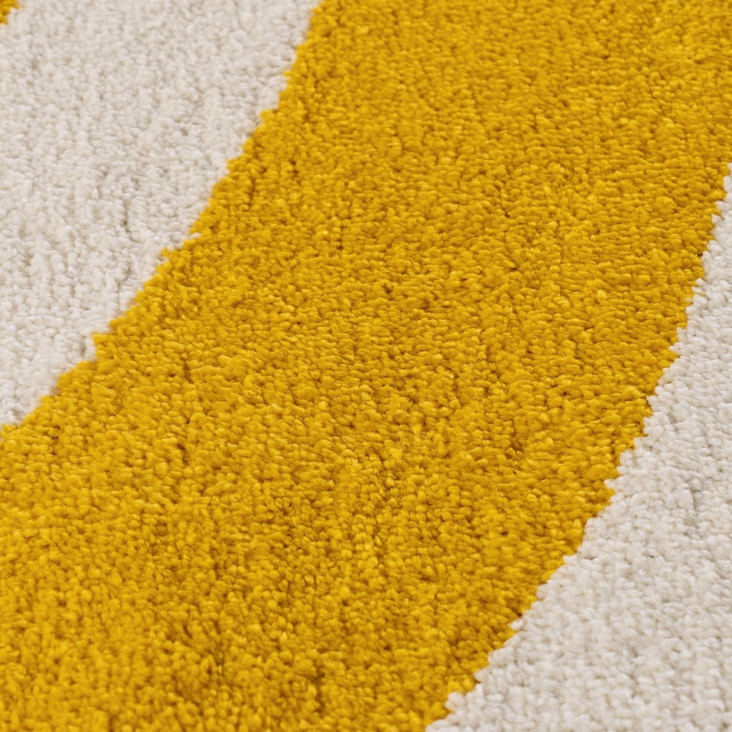 Joli Wave Yellow & White Rug - PN Home