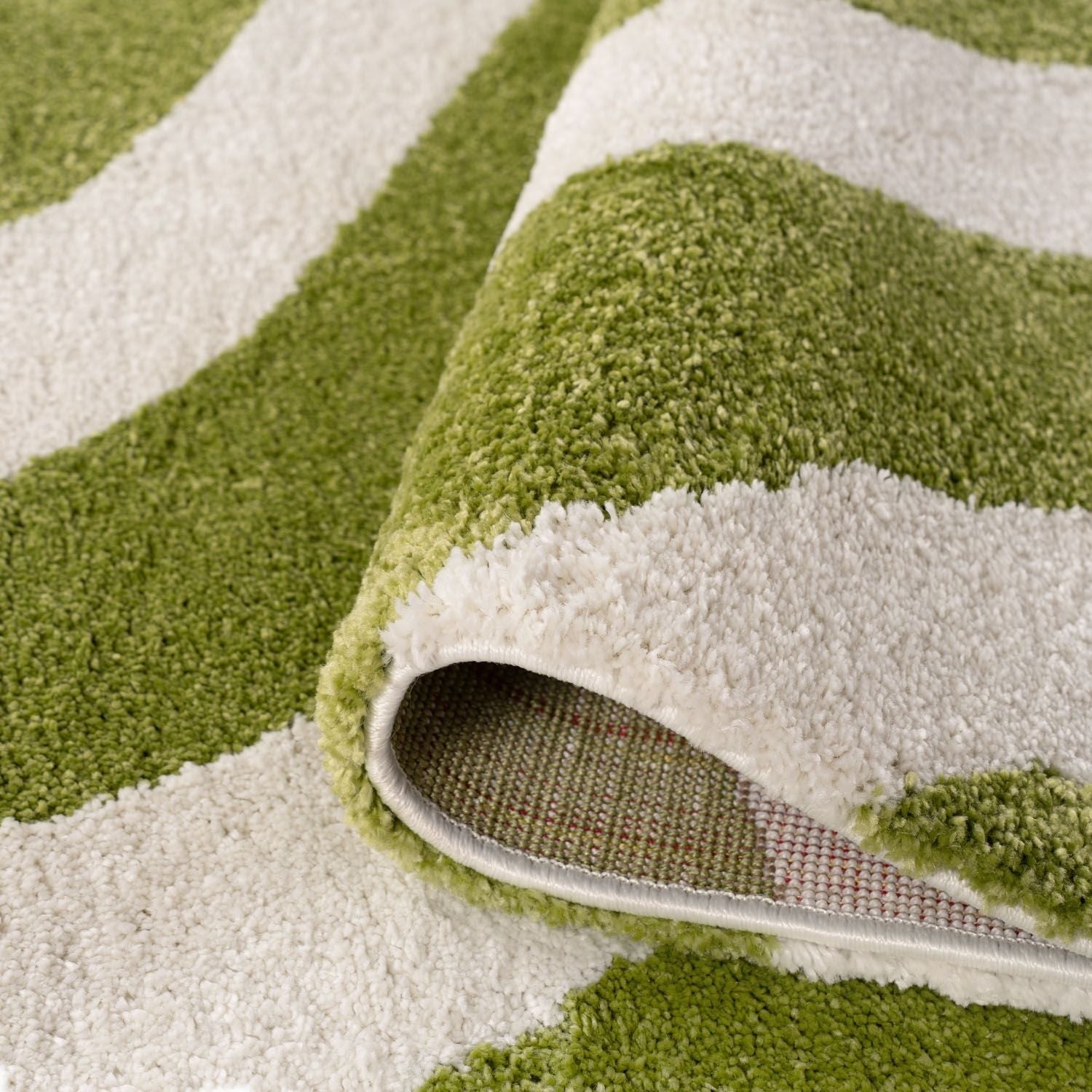 Joli Wave Green & White Rug - PN Home