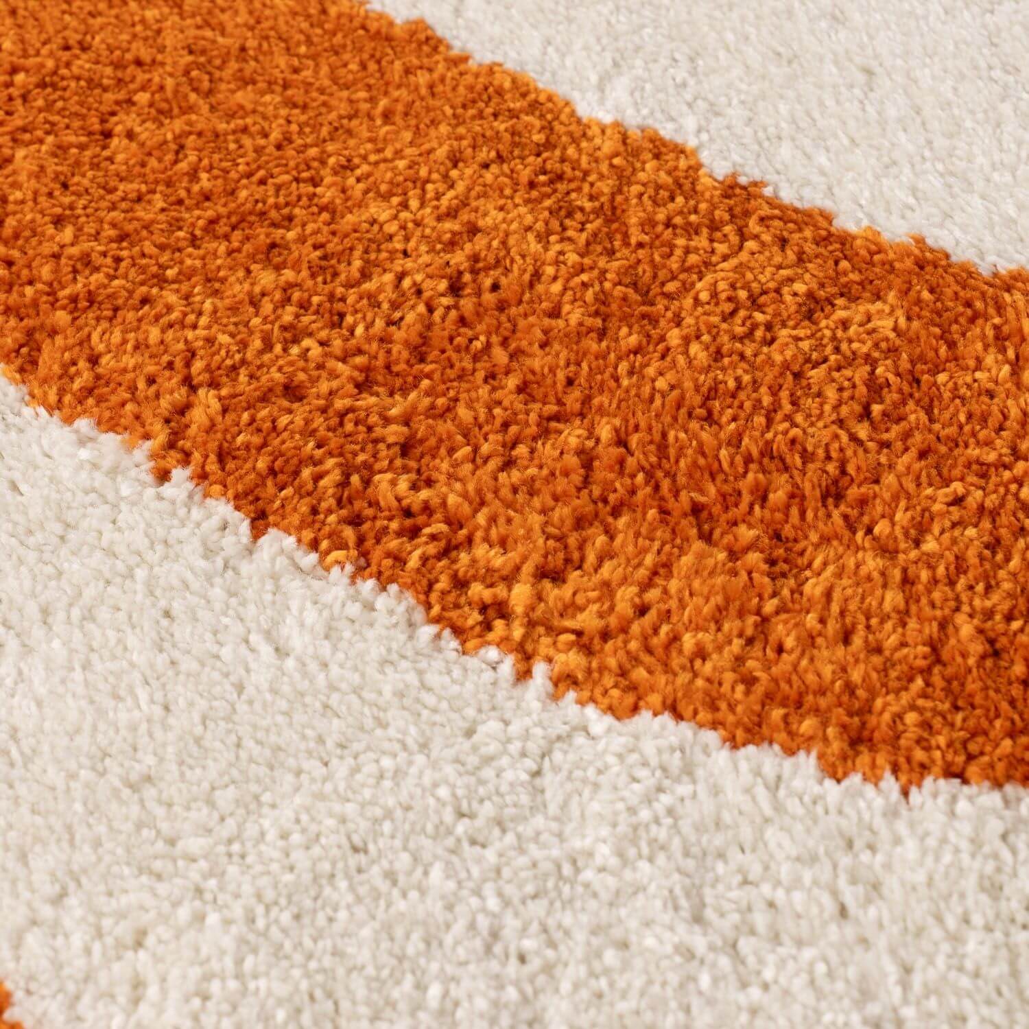 Joli Wave Orange & White Rug - PN Home