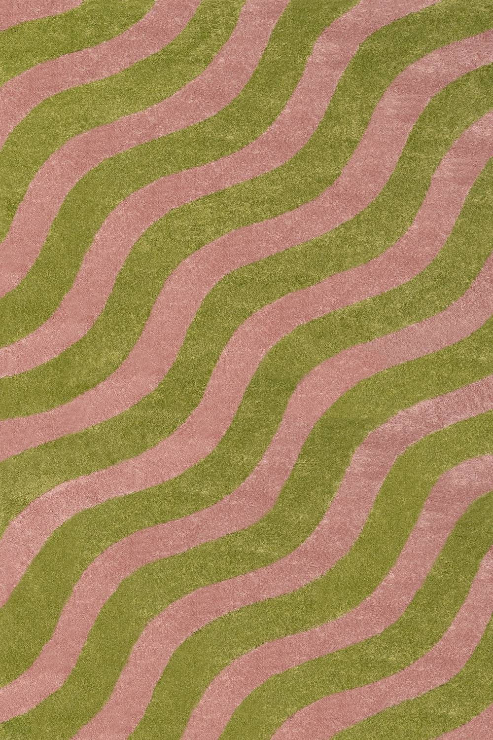 Joli Wave Green & Pink Rug - PN Home
