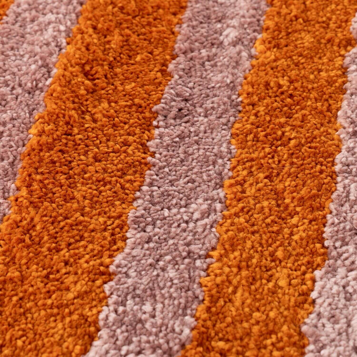 Joli Striped Orange & Pink Rug - PN Home