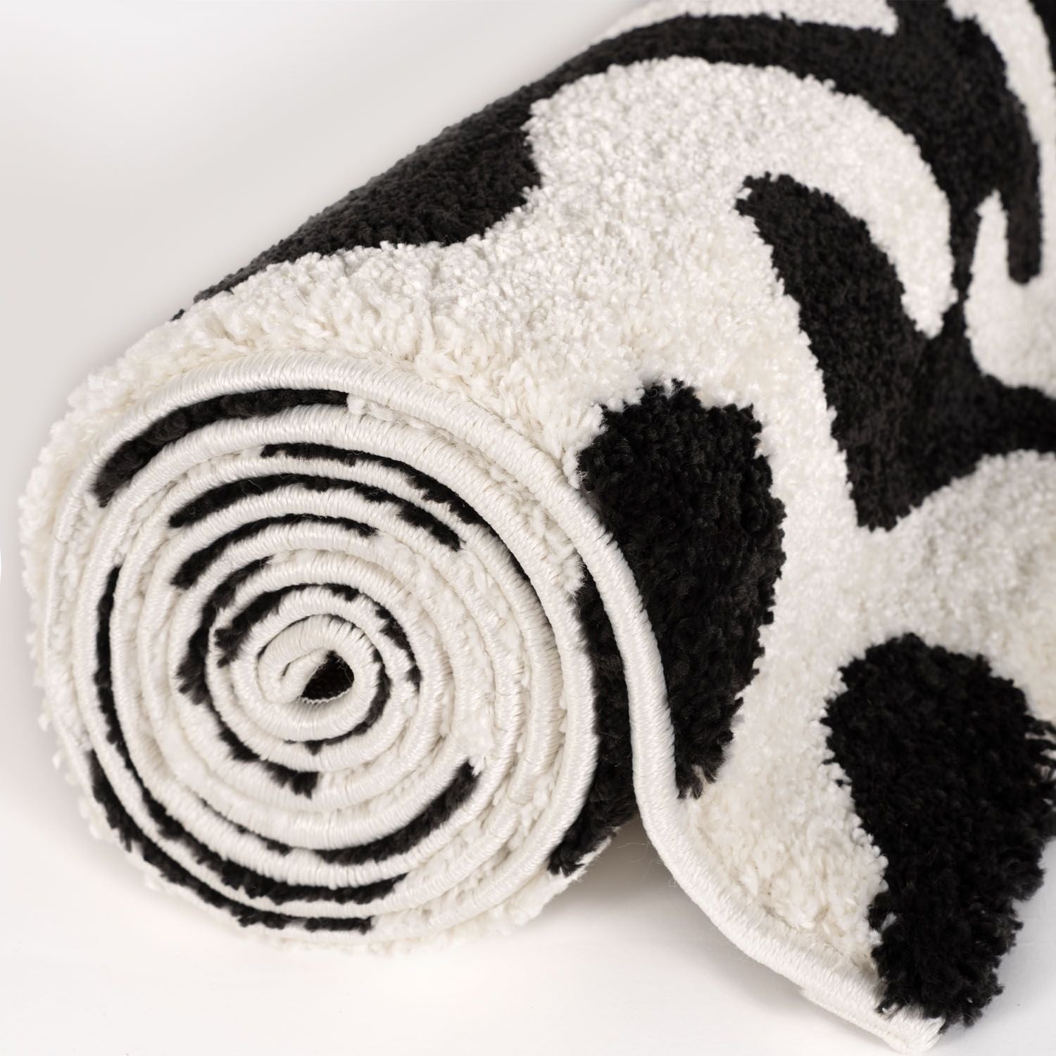 Joli Doodle Black & White Rug - PN Home