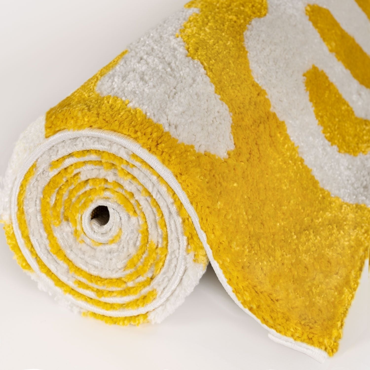 Joli Doodle Yellow & White Rug - PN Home