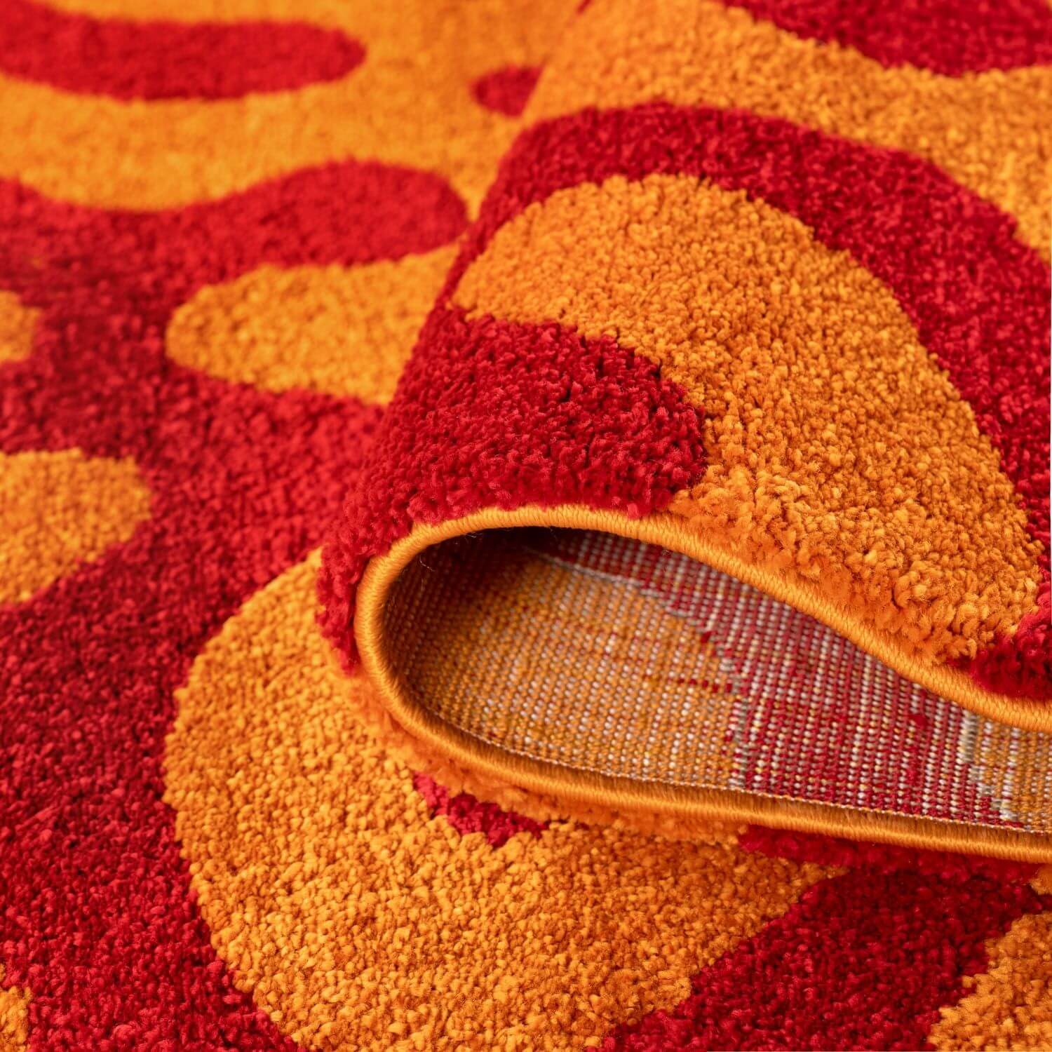 Joli Doodle Red & Orange Rug - PN Home