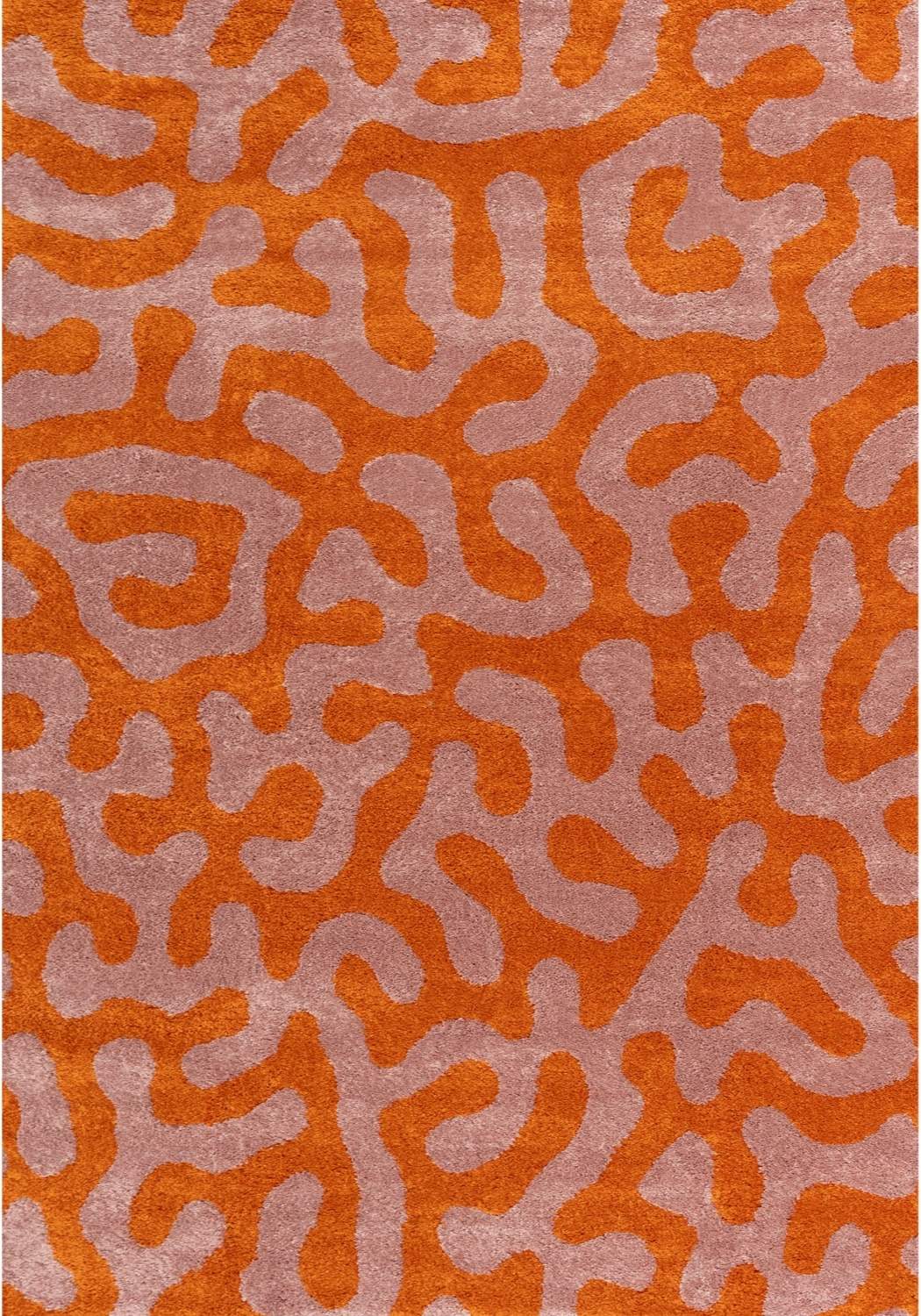 Joli Doodle Orange & Pink Rug - PN Home