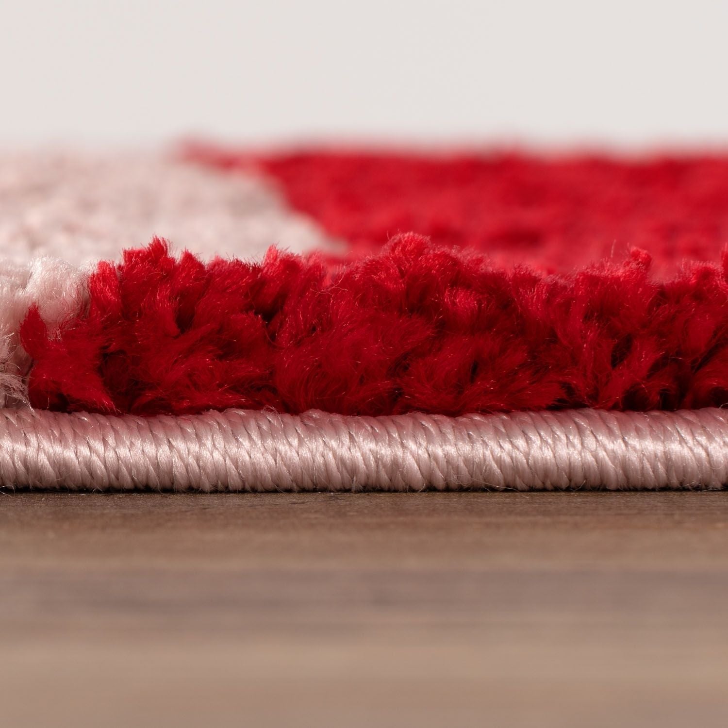Joli Checkered Red & Pink Rug - PN Home