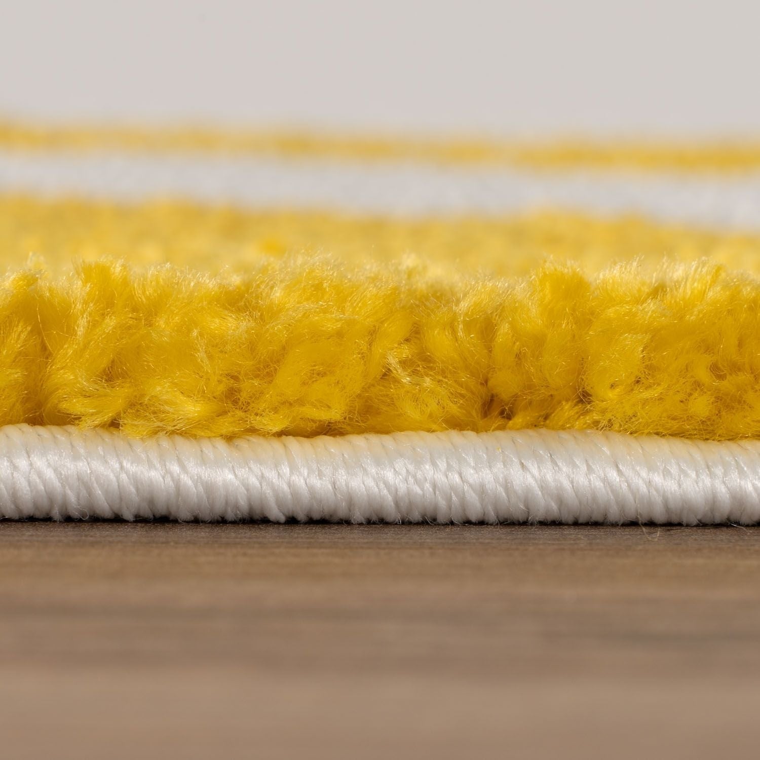 Joli Checkered Yellow & White Rug - PN Home