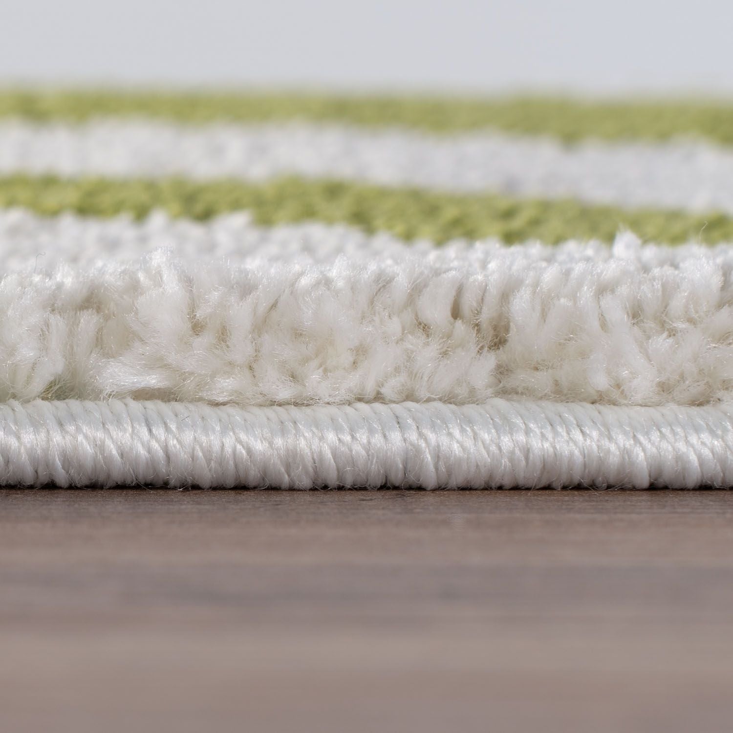 Joli Checkered Green & White Rug - PN Home