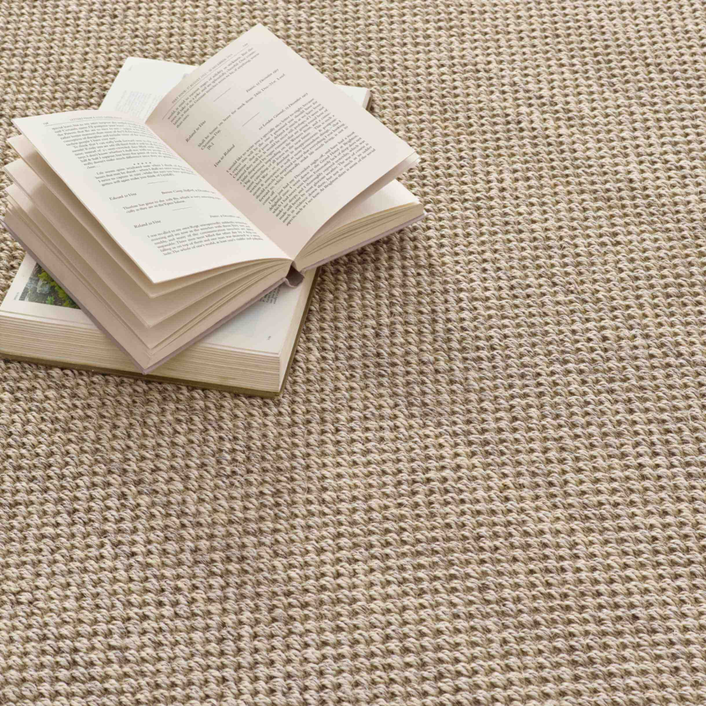 Bordered Light Beige Non-Slip Sisal Rug - PN Home