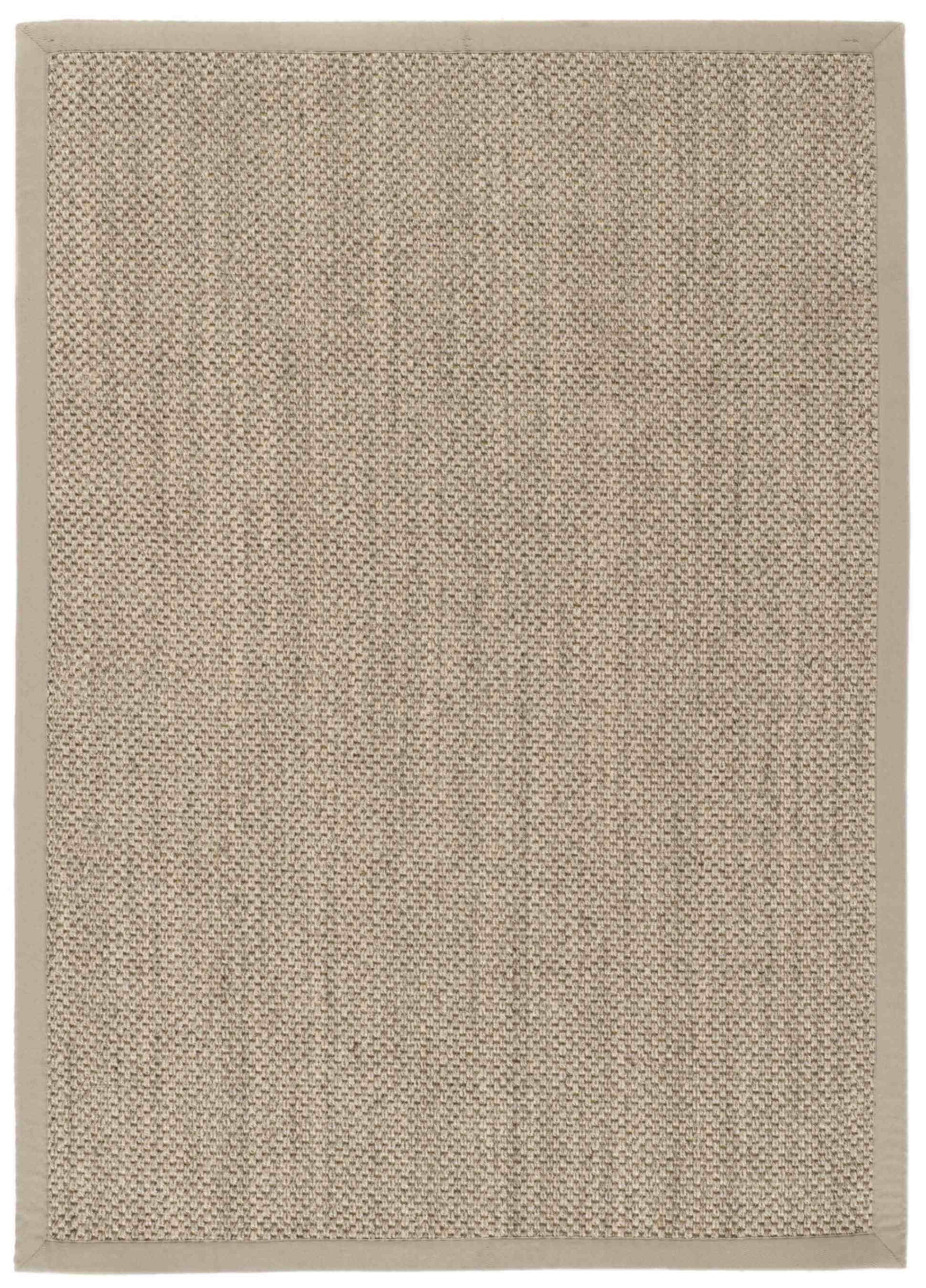 Bordered Light Beige Non-Slip Sisal Rug - PN Home