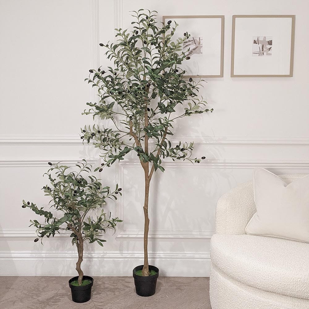 Large Faux Potted Olive Tree