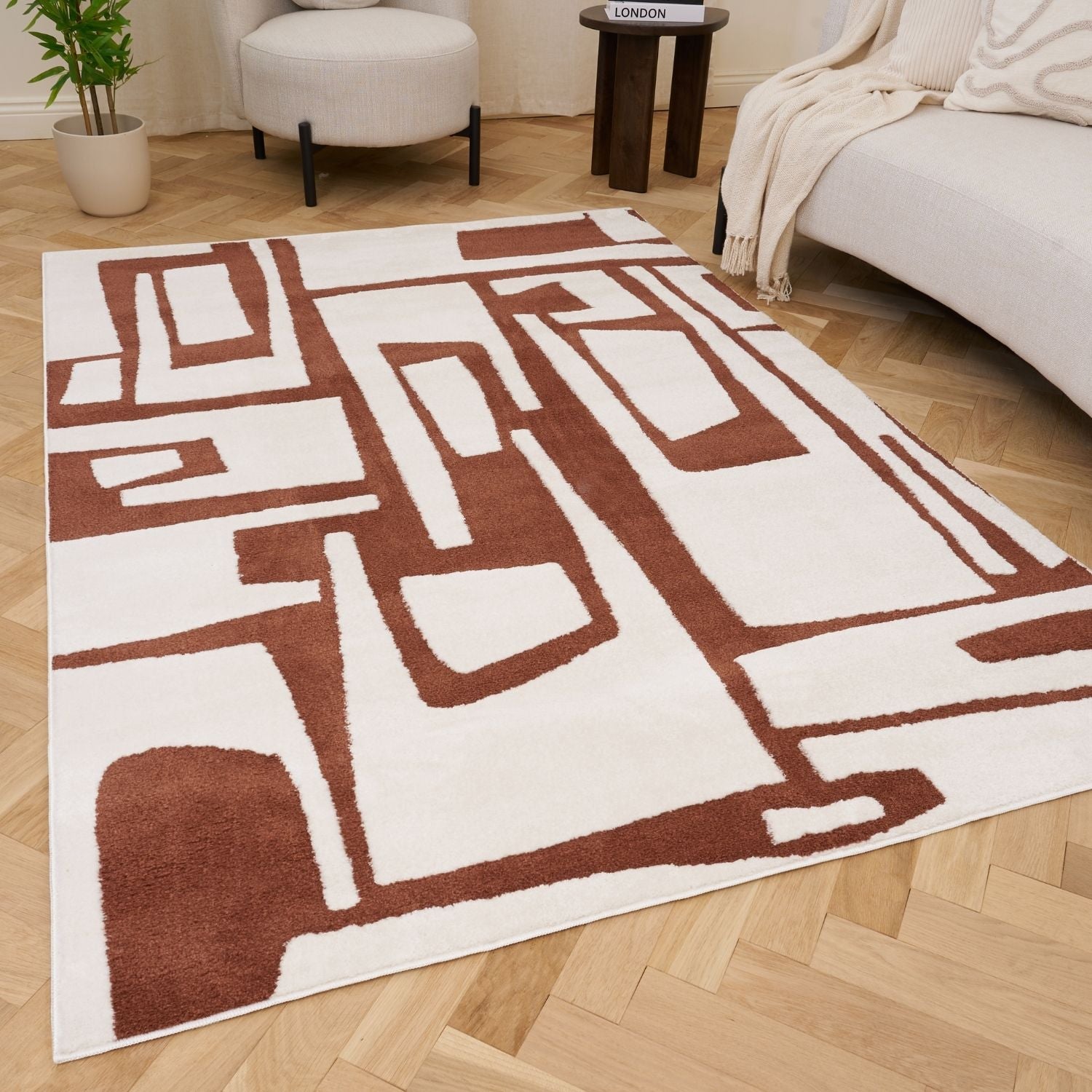 Loft Abstract Terra Rug - PN Home