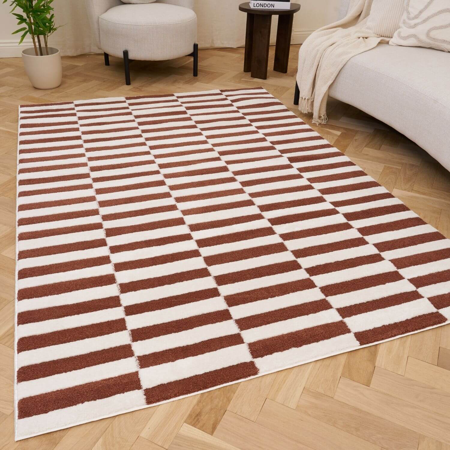 Loft Striped Terra Rug - PN Home