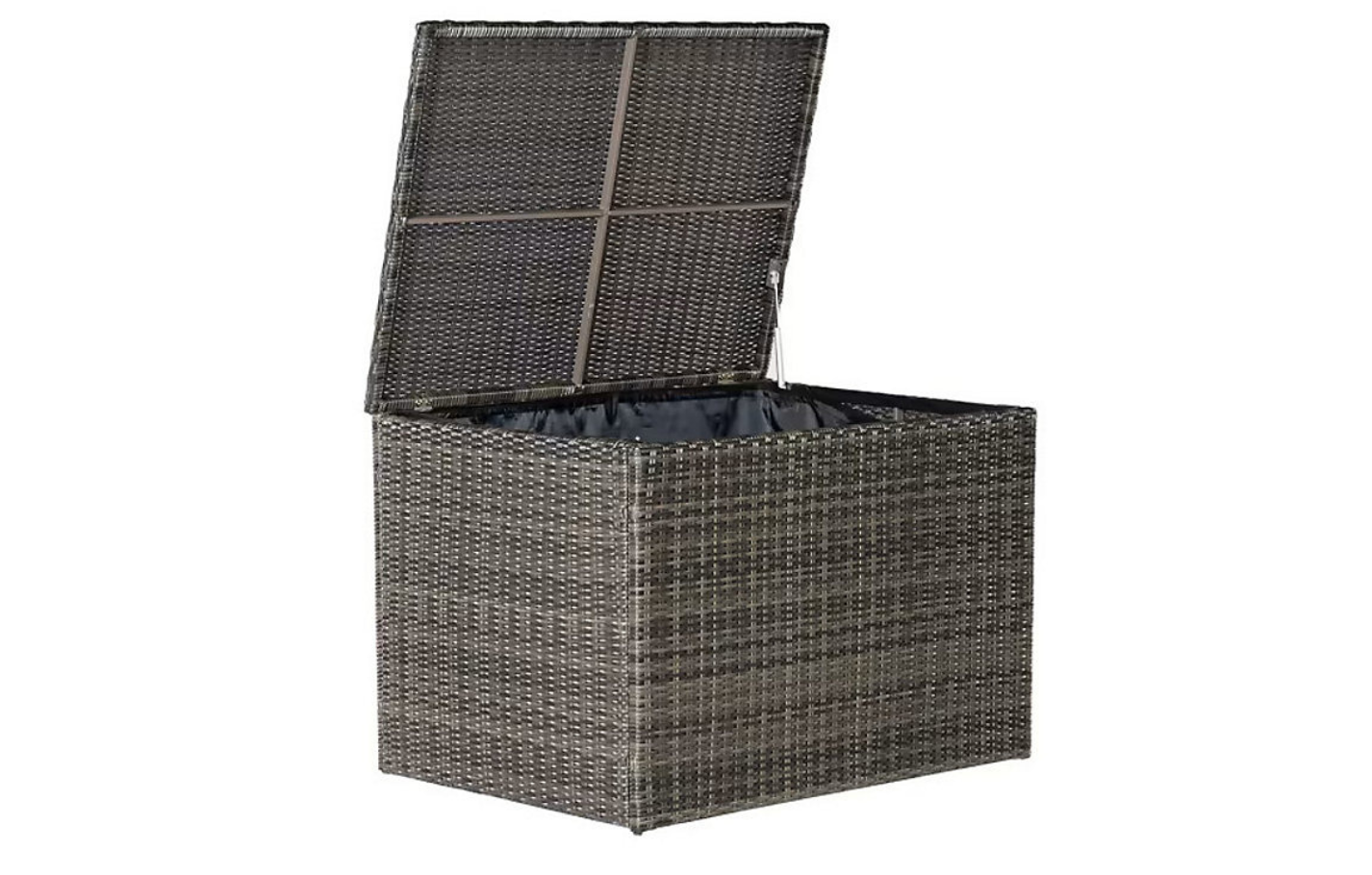 Marbella Grey 5 Seater Chaise Garden Sofa Set and Cushion Box Bundle - PN Home