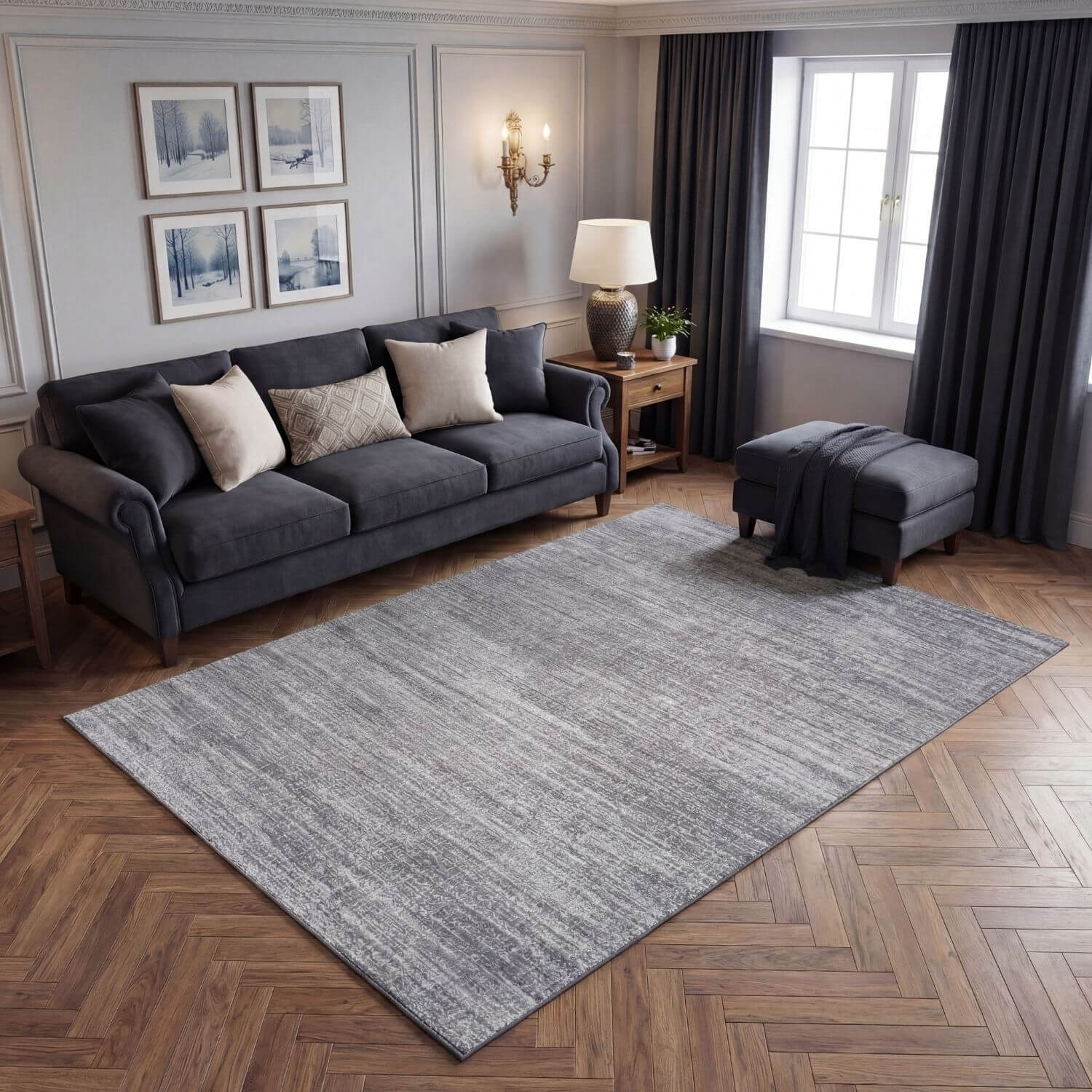 Montana Grey Rug | 3800G - PN Home