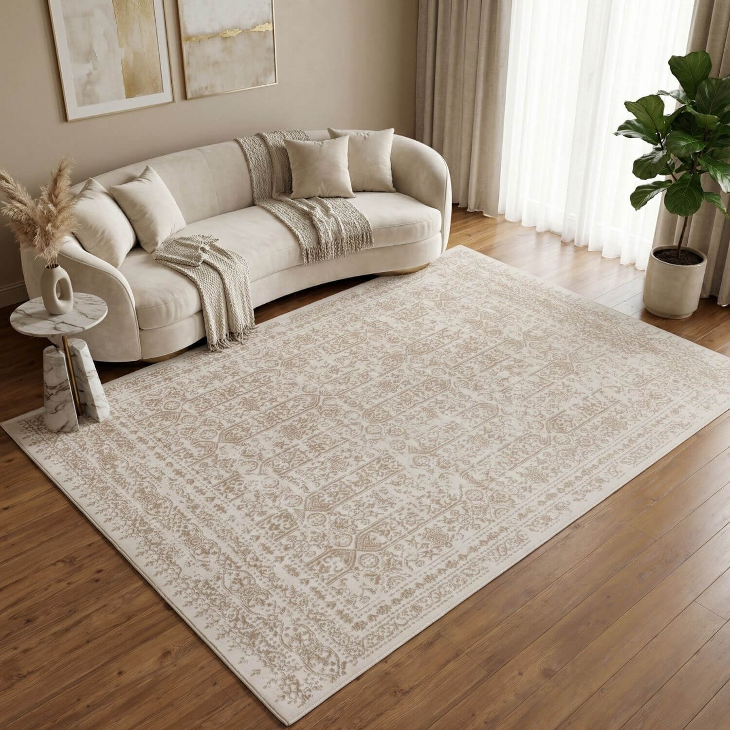 Montana Cream and Beige Rug | 3716CB - PN Home