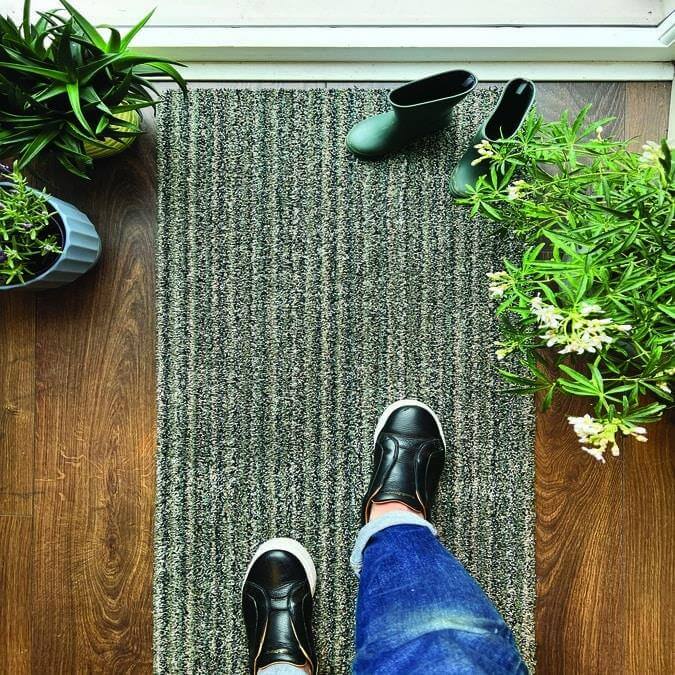 Washable Mat Stripe Design in Multicolour - PN Home