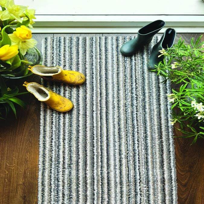 Candy Washable Mat Striped Design - PN Home