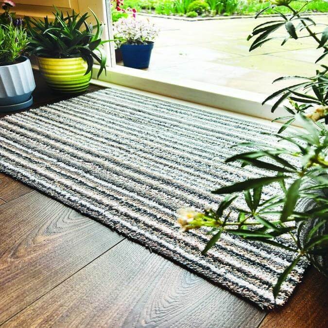 Candy Washable Mat Striped Design - PN Home