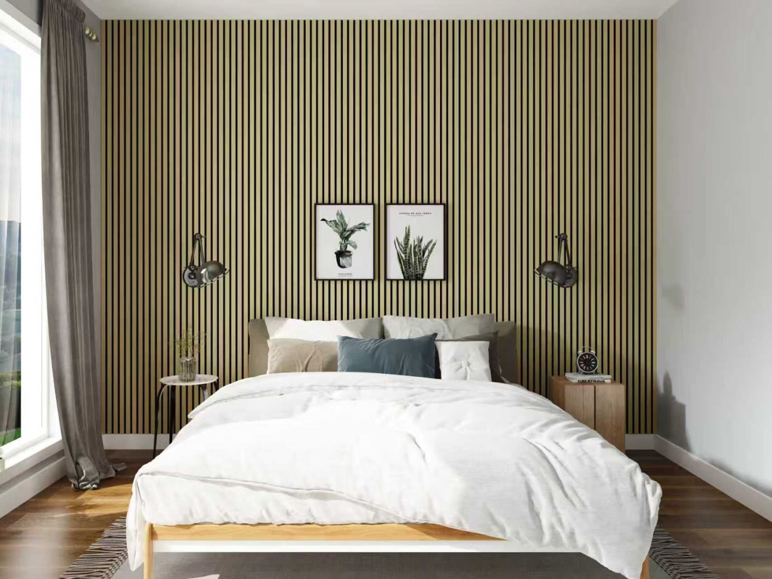 Natural Oak Acoustic Wall Panels