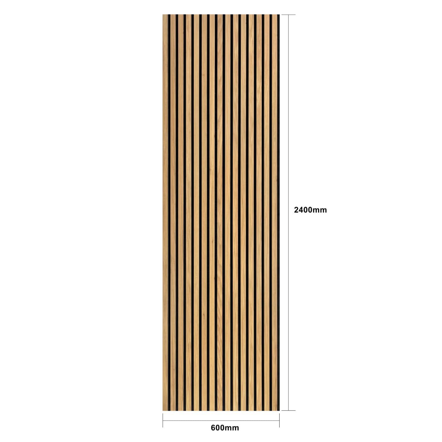 Natural Oak Acoustic Wall Panels