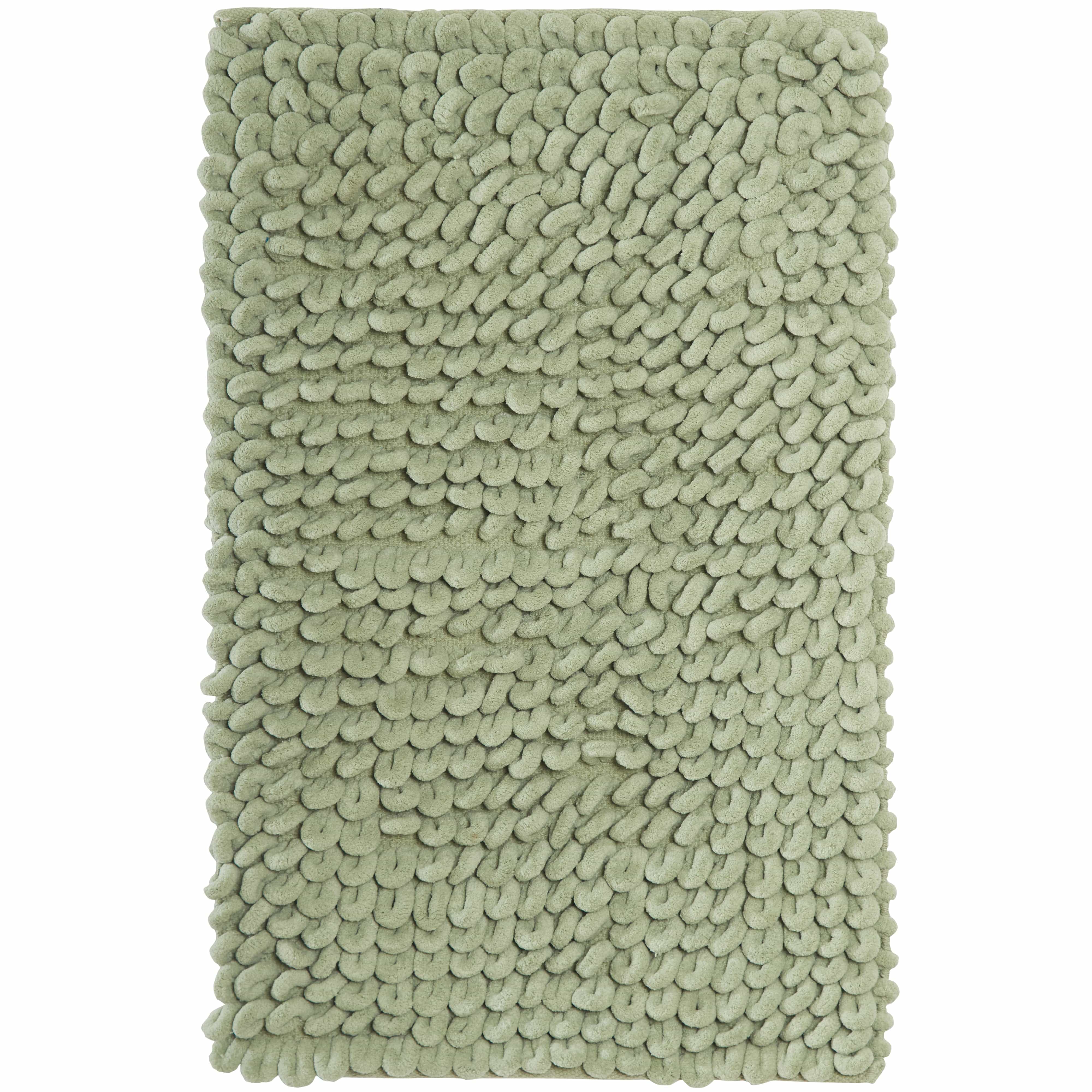OLIVIA ROCCO Jumbo Loop Bath Mat Non Slip Water Absorbent Rug Easy-Care Hotel-Quality Textile