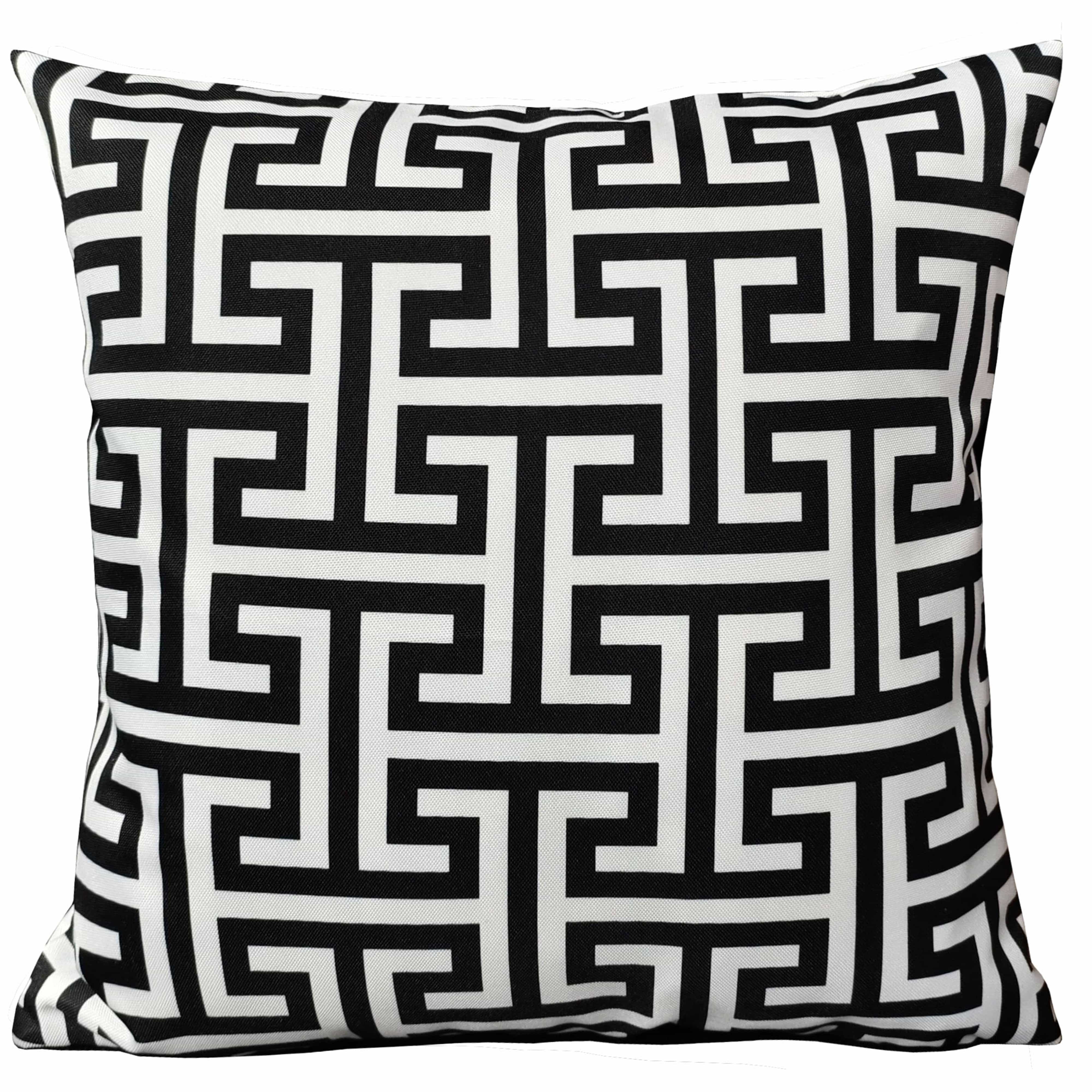 OLIVIA ROCCO Milano Black Waterproof Cushion Covers 43x43 cm Reversible Breathable