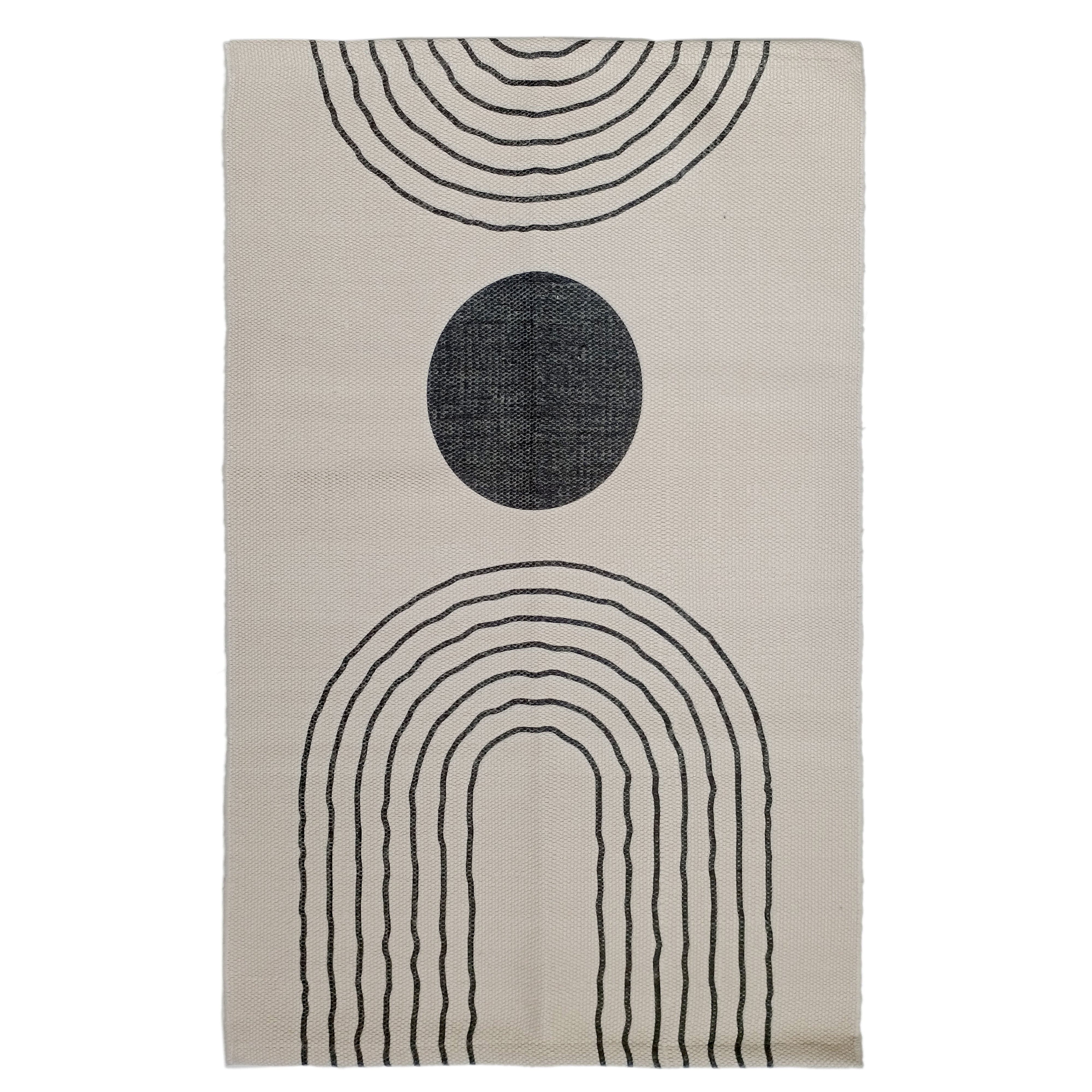 OLIVIA ROCCO Printed Rug Tuscany Design Non Slip Soft Durable Floor Rug For Living Room