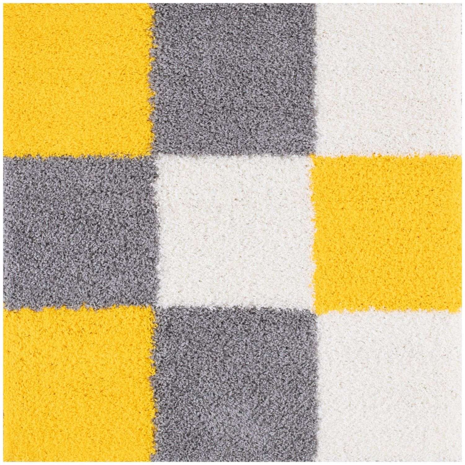 Myshaggy Geometric Yellow Rug - PN Home