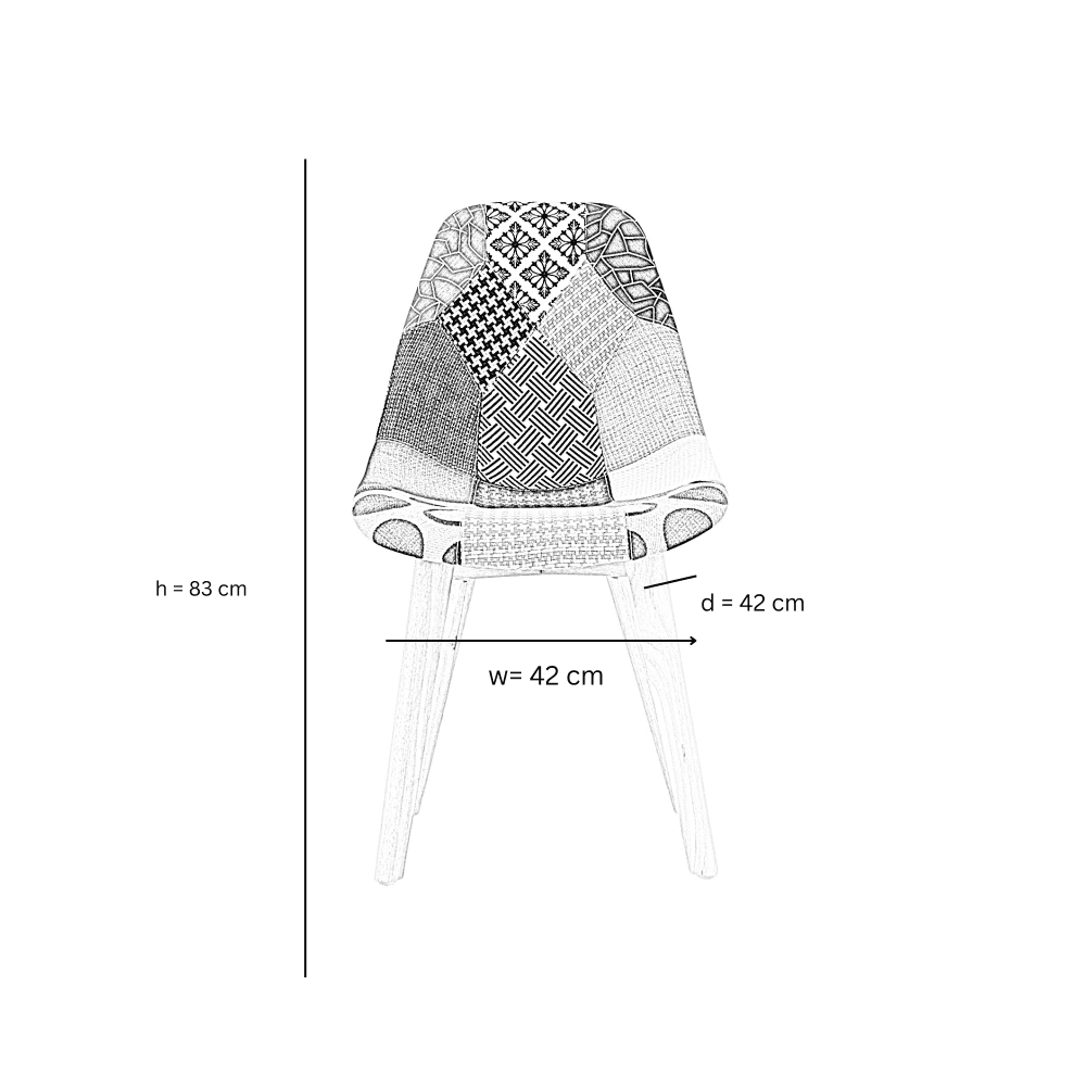 patchwork dining bench uk