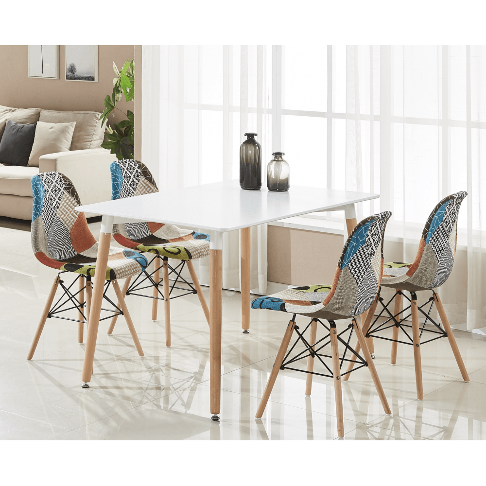 designer patchwork dining chairs uk