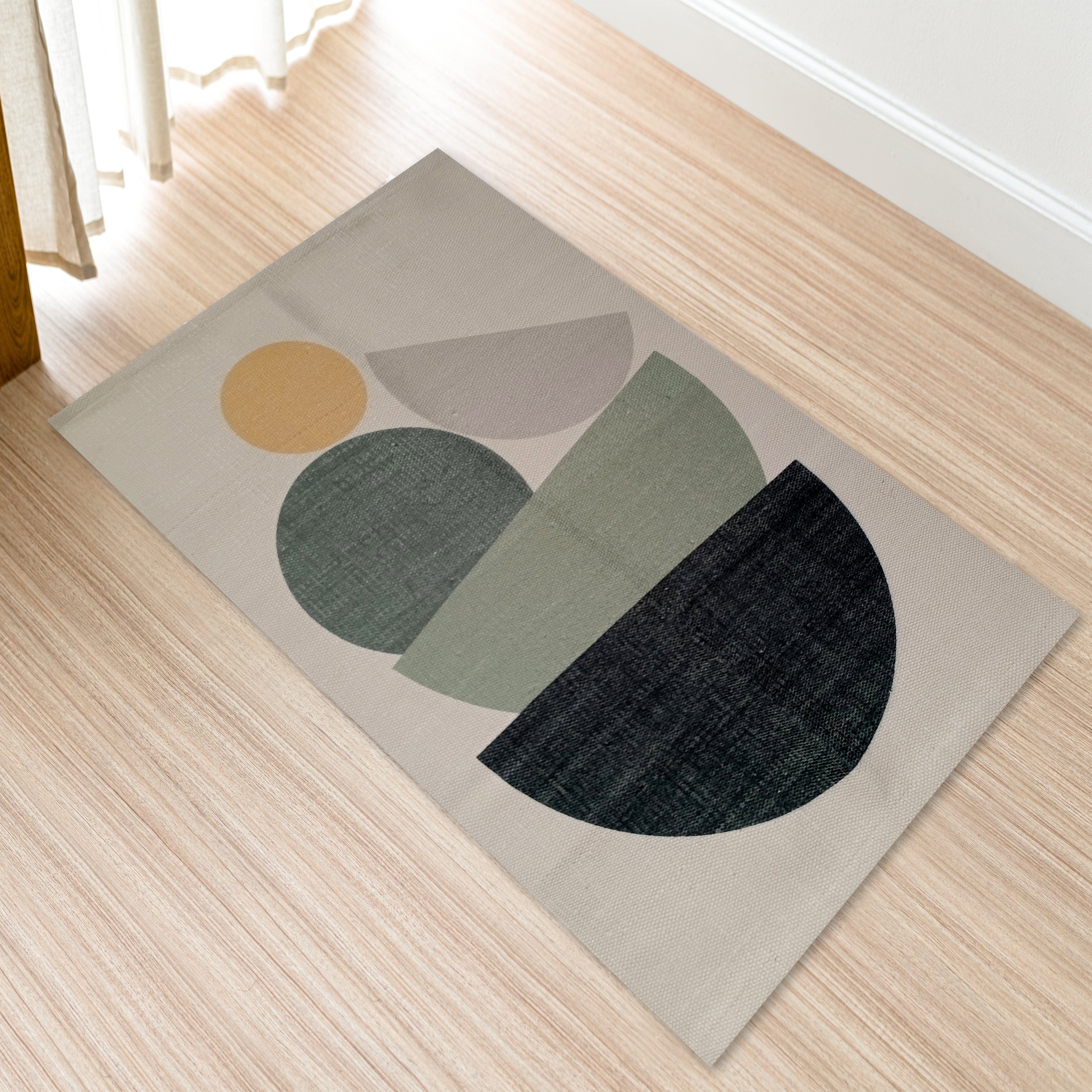 Printed Rug Tokyo Design Modern Non-Slip Soft Durable Floor Rug for Living Room Bedroom Office by OLIVIA ROCCO