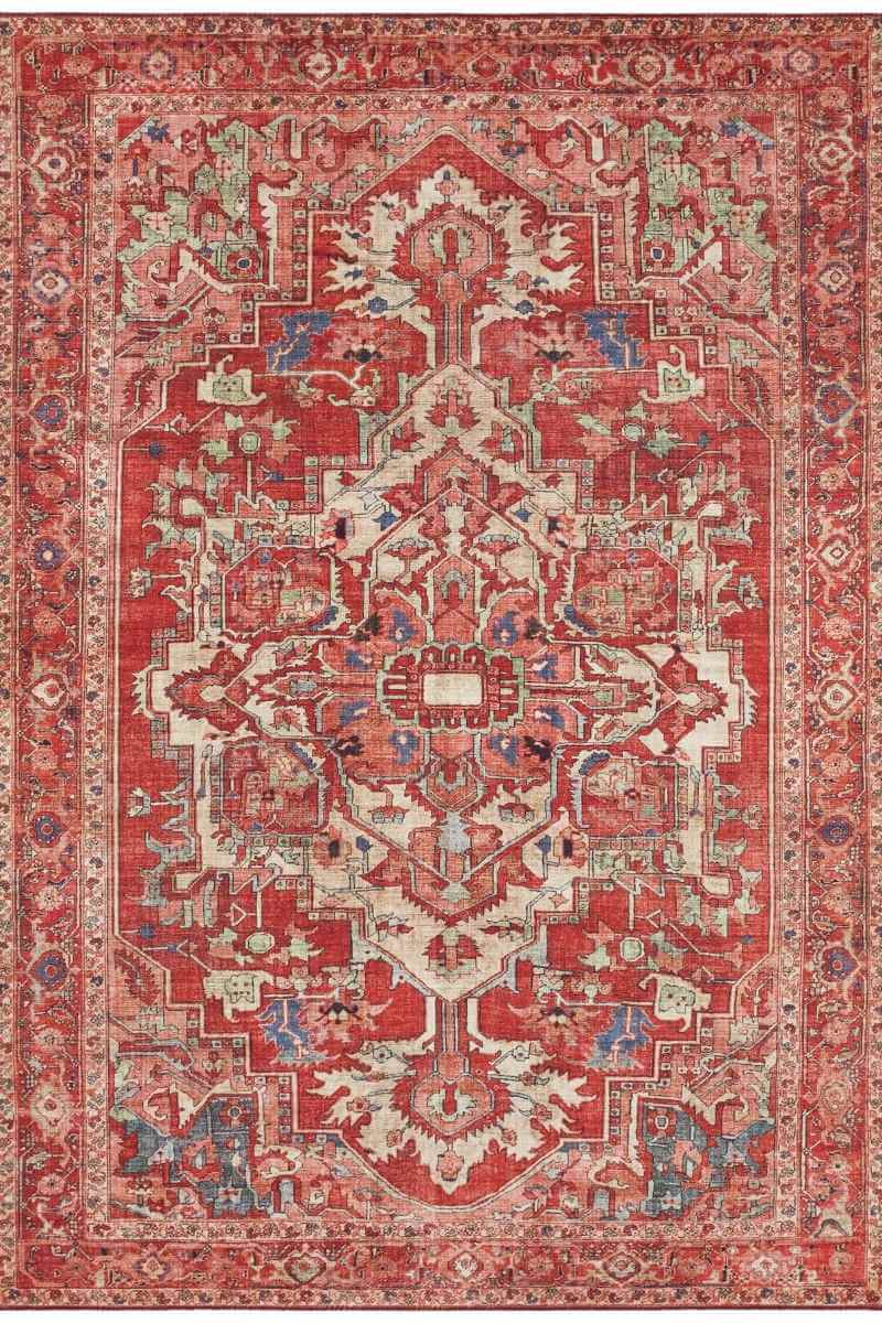 Oriental Leta Vintage Red Rug - PN Home