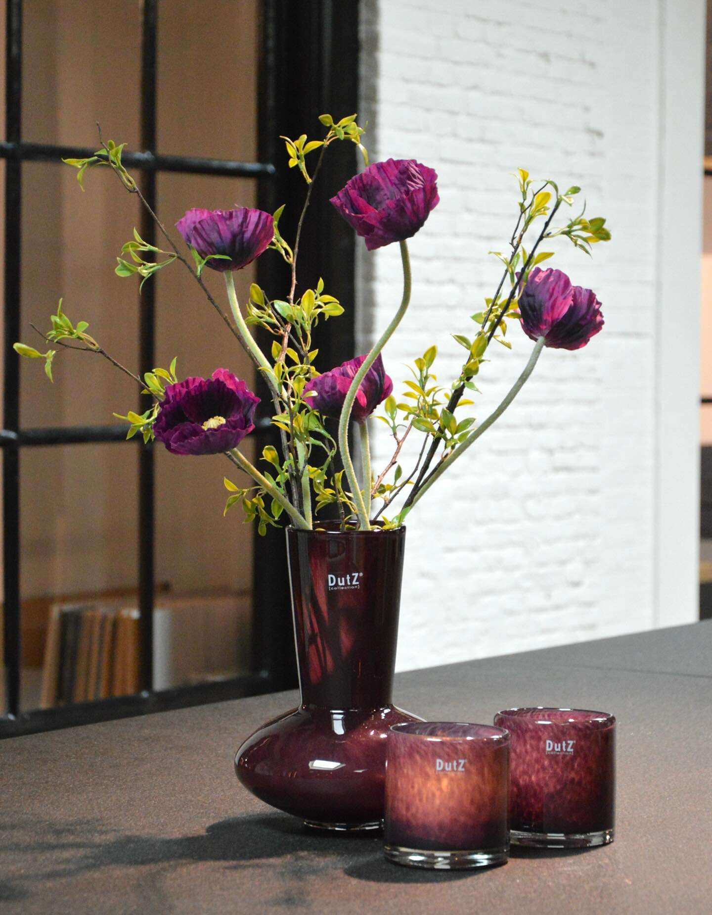 Vase Glass LOFLO - PLUM - PN Home